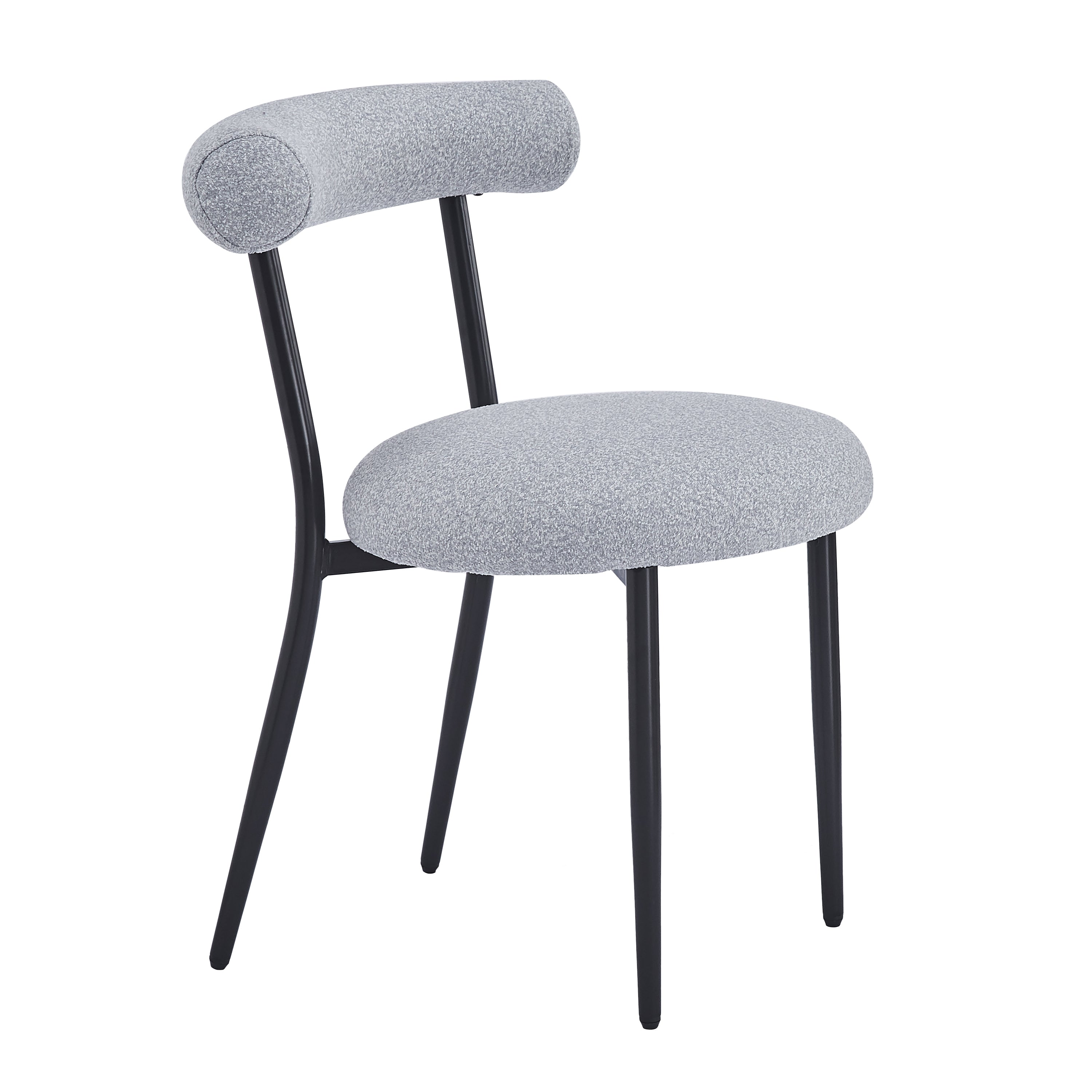Modern Dining Chairs Set of 2 - Sturdy Wooden Kitchen Chairs with Padded Seats - Perfect for Dining Room, Kitchen, Breakfast Nook & Small Spaces