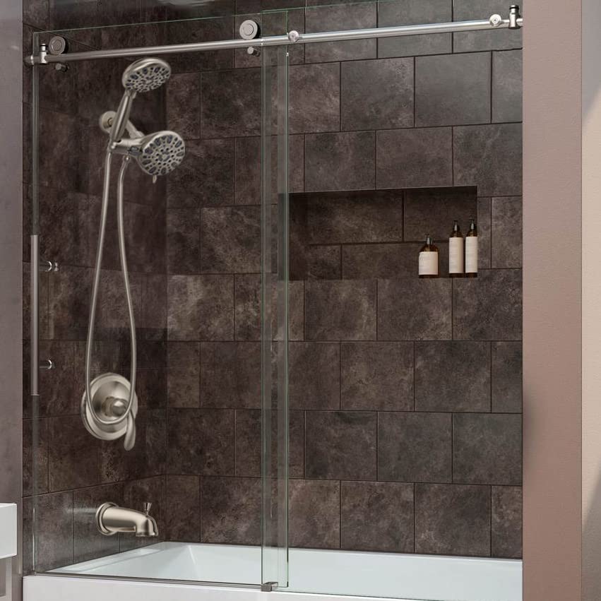 WRISIN 3-Function Tub Shower Faucet Set with Diverter Valve & Handheld Spray - Chrome Finish Bathroom Fixture for Bathtub, Shower & Spa Relaxation