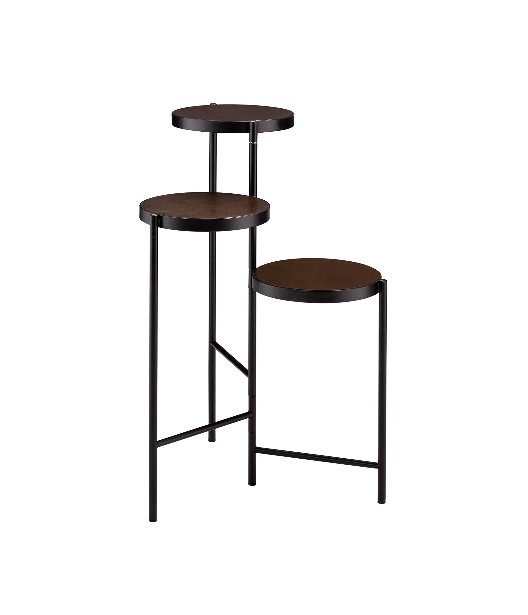 ACME Furniture Black Namid Plant Stand - Modern Indoor & Outdoor Plant Holder for Home, Garden, and Patio Decor