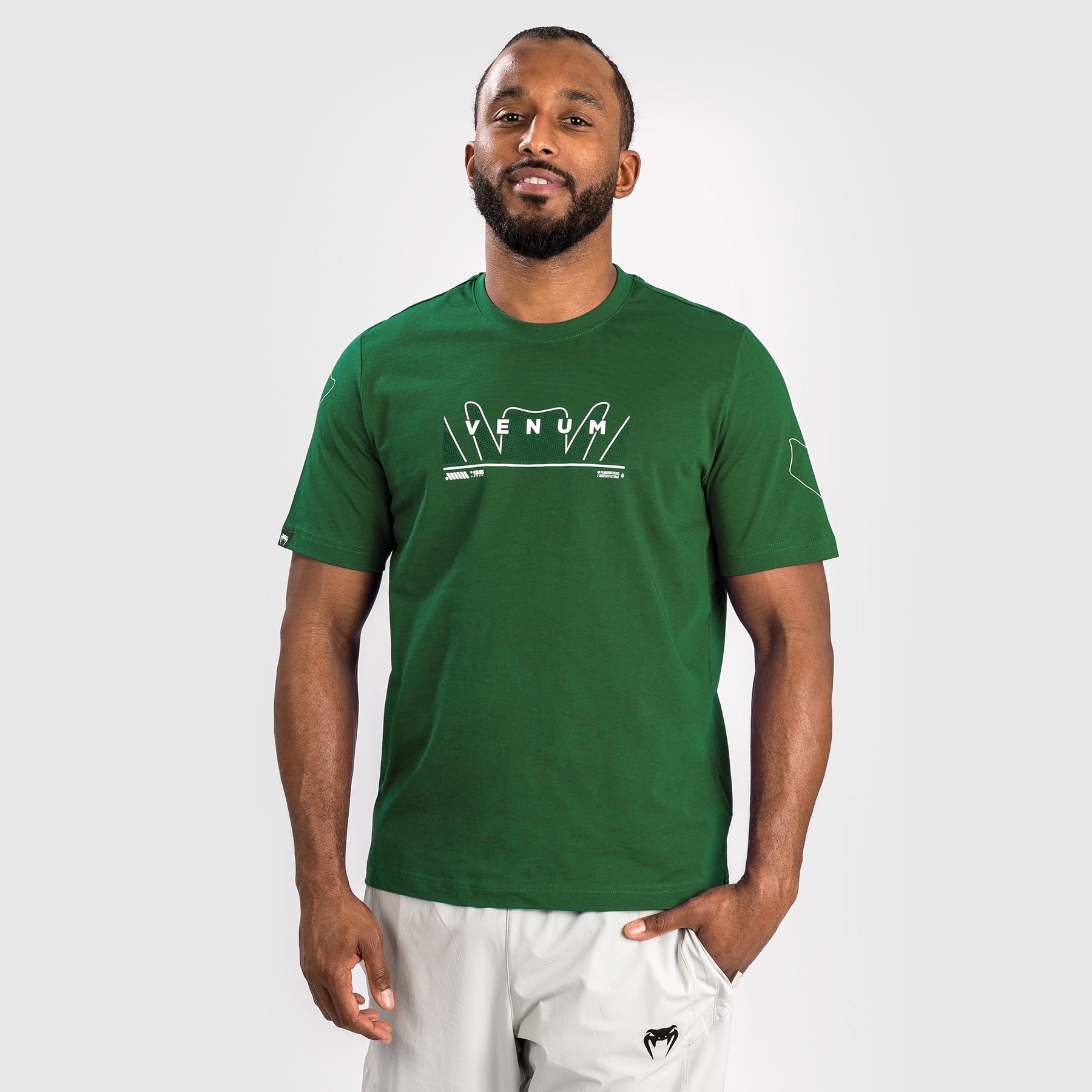 Venum Snake Print T-Shirt for Men - Khaki Color | Comfortable & Stylish Casual Wear for Gym, Streetwear & Everyday Outfits