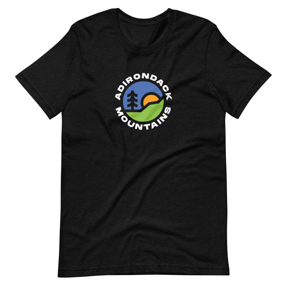 Scenic Adirondack T-Shirt - Comfortable Cotton Graphic Tee for Outdoor Enthusiasts - Perfect for Hiking, Camping, and Casual Wear