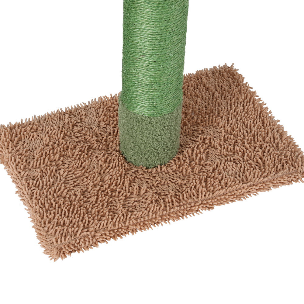 Premium Cat Tree Tower with Scratching Posts & Cozy Bed - 290cm Floor-to-Ceiling Cat Condo for Large Cats | Perfect for Indoor Climbing, Scratching & Lounging