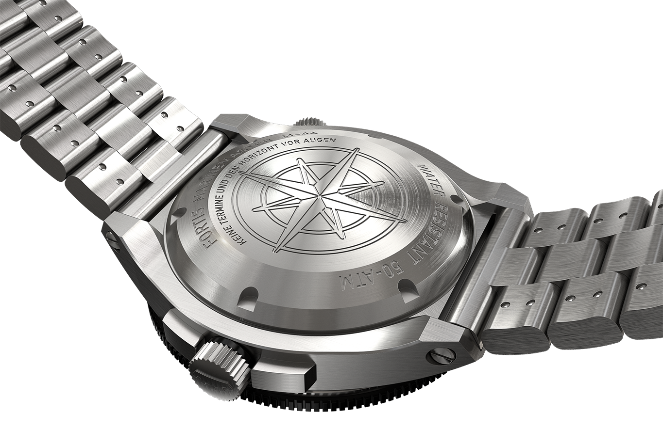 Fortis Marinemaster M 44 COSC Certified Automatic Diver Watch - Woodpecker Green Dial with Stainless Steel Bracelet | Perfect for Scuba Diving, Water Sports & Luxury Watch Collectors