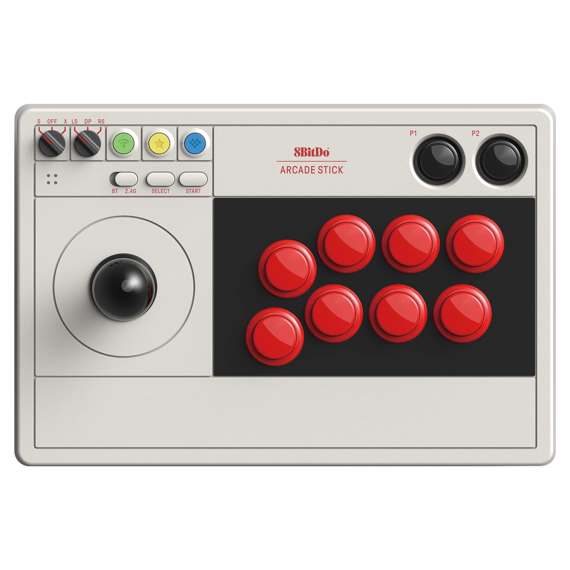 Wireless Arcade Joystick for Nintendo Switch & PC - Bluetooth Game Controller for Retro Gaming & Fighting Games - Perfect for Home Arcade & Competitive Play