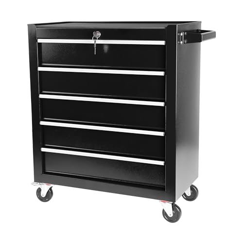 5 Drawer Black