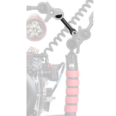 Ikelite 1 Inch Auxiliary Ball Mount Mark II - Underwater Camera Accessory for DSLR & Mirrorless Cameras - Perfect for Scuba Diving & Marine Photography