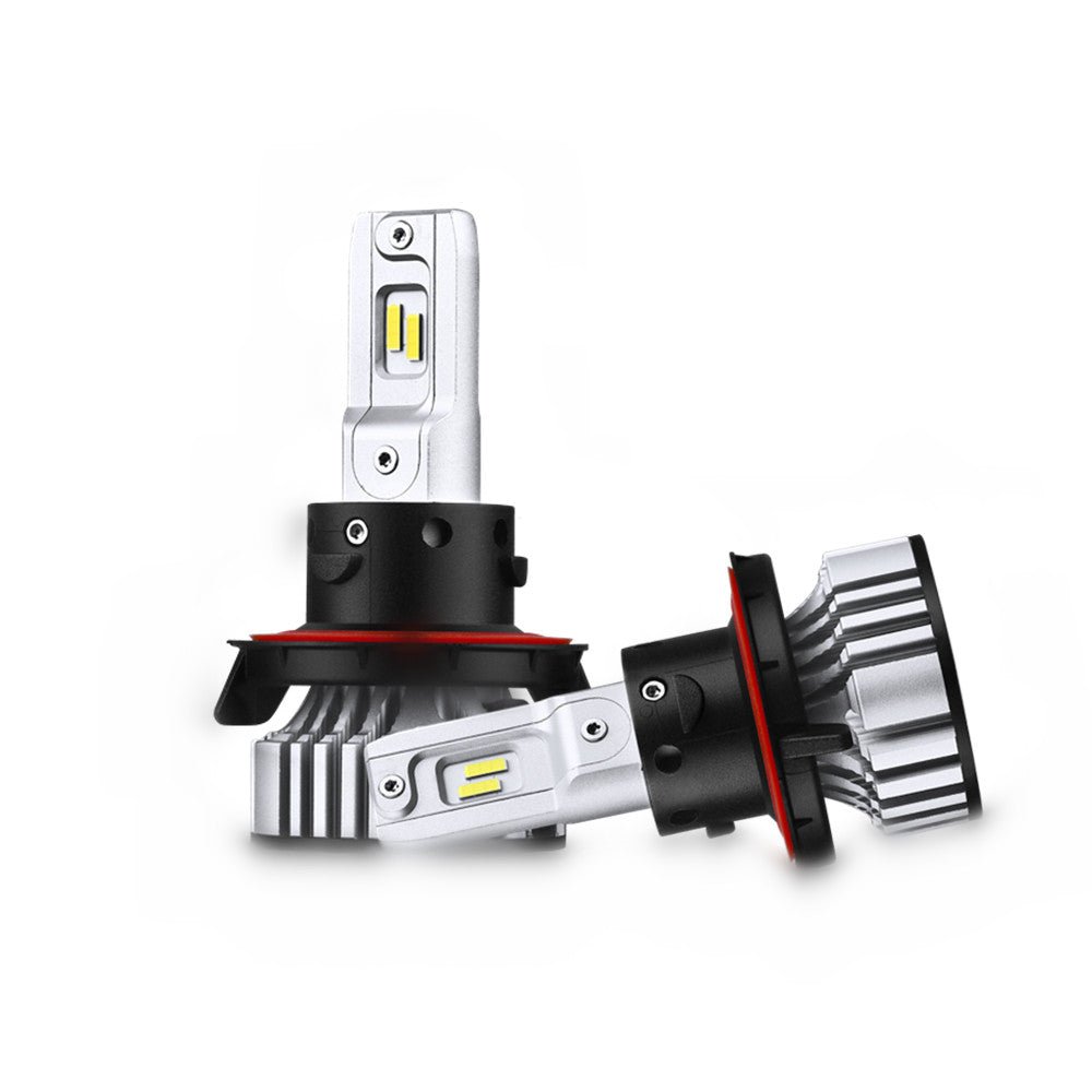D CR 9008 H13 LED Headlight Bulbs - 3000K Yellow Light, High Brightness Replacement for Halogen/HID - Perfect for Foggy Weather & Off-Road Driving