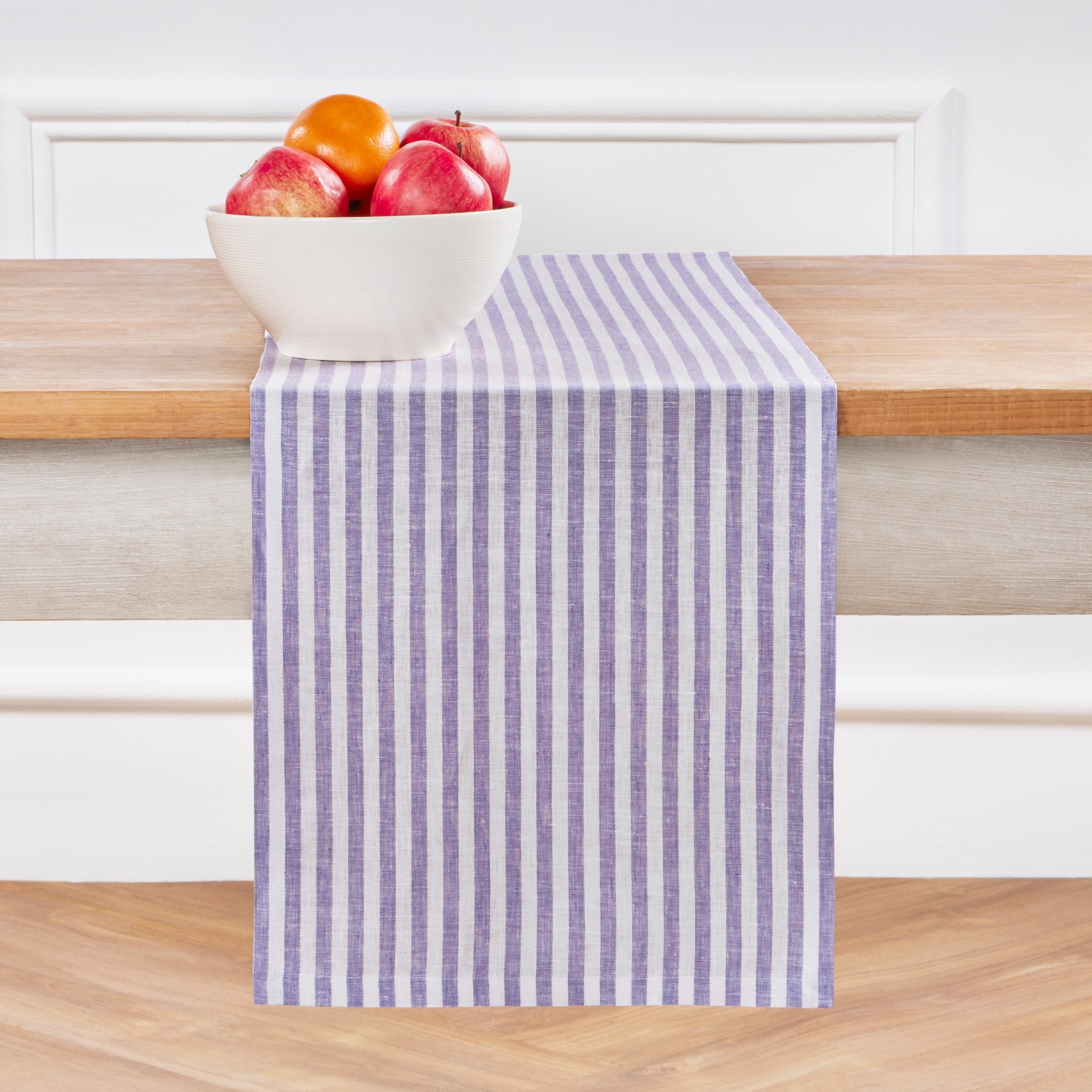 Amalfi Stripe Table Runner - Elegant Dining Decor for Weddings, Parties & Holiday Tablescapes