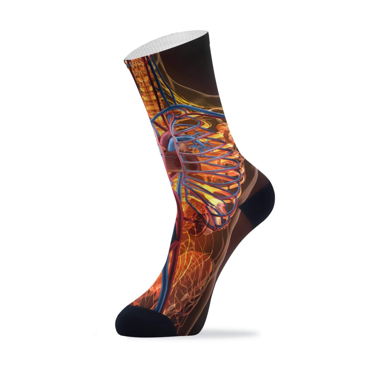 Men's Casual Crew Socks - Novelty Funny Socks, Lightweight Soft Dress Socks for Work & Athletic Socks for Running - Perfect for Office, Gym & Everyday Wear
