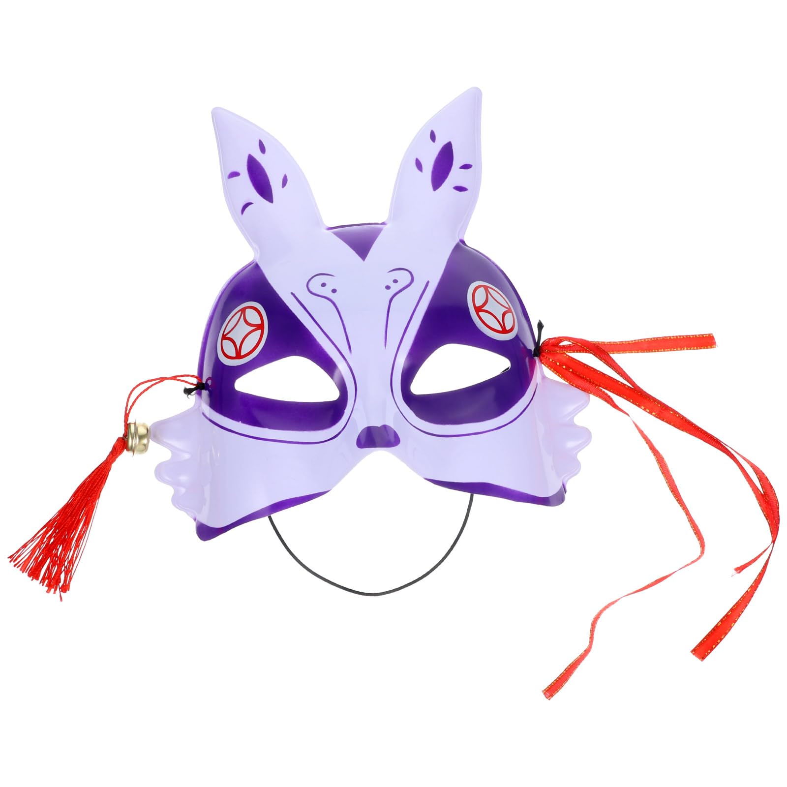 Bunny Mask Costume for Halloween & Easter Party - Purple Rabbit Accessory