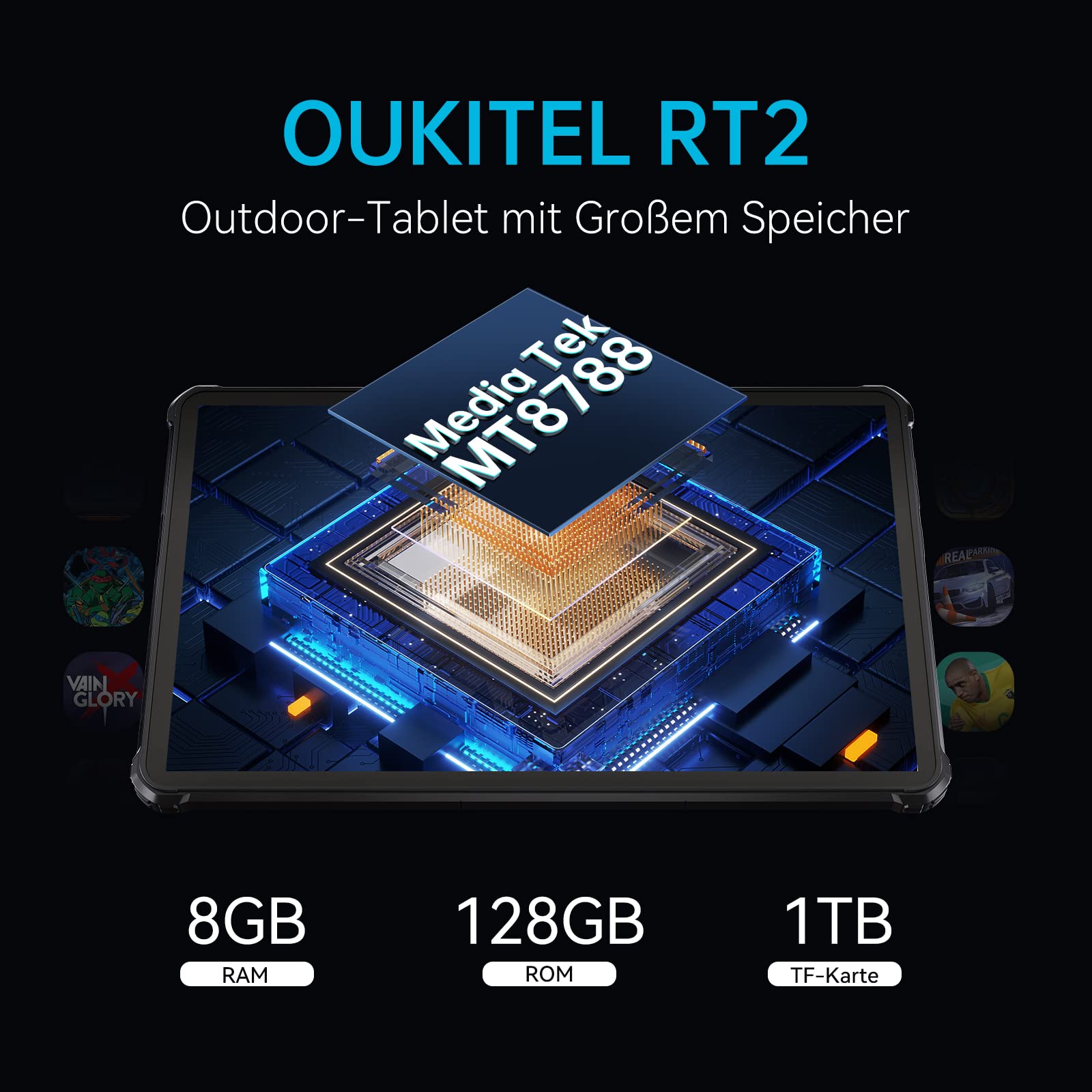 OUKITEL RT2 Rugged 10.1