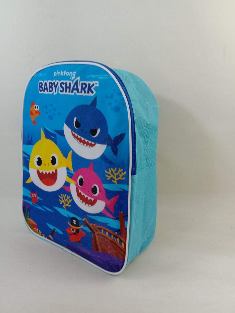 Baby Shark Kids Backpack - Durable & Lightweight School Bag for Boys & Girls, Ideal for School, Camping, Travel & Daily Use | Fun Cartoon Design for Toddlers & Preschoolers