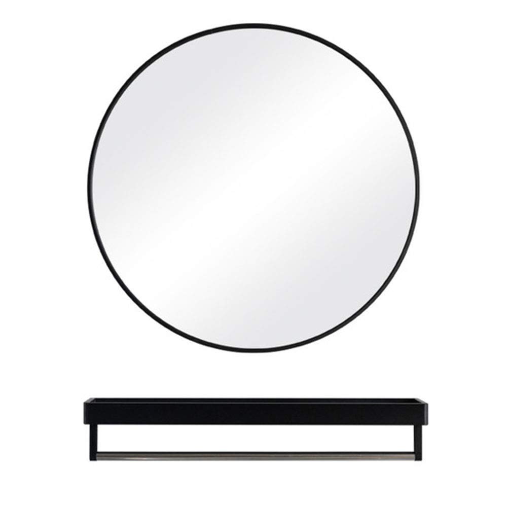Round Wall Mirror 80cm - Decorative Mirror for Living Room, Hallway, Bedroom & Bathroom | Shaving Mirror for Shower & Toilet | Perfect for Home Decor & Vanity Use