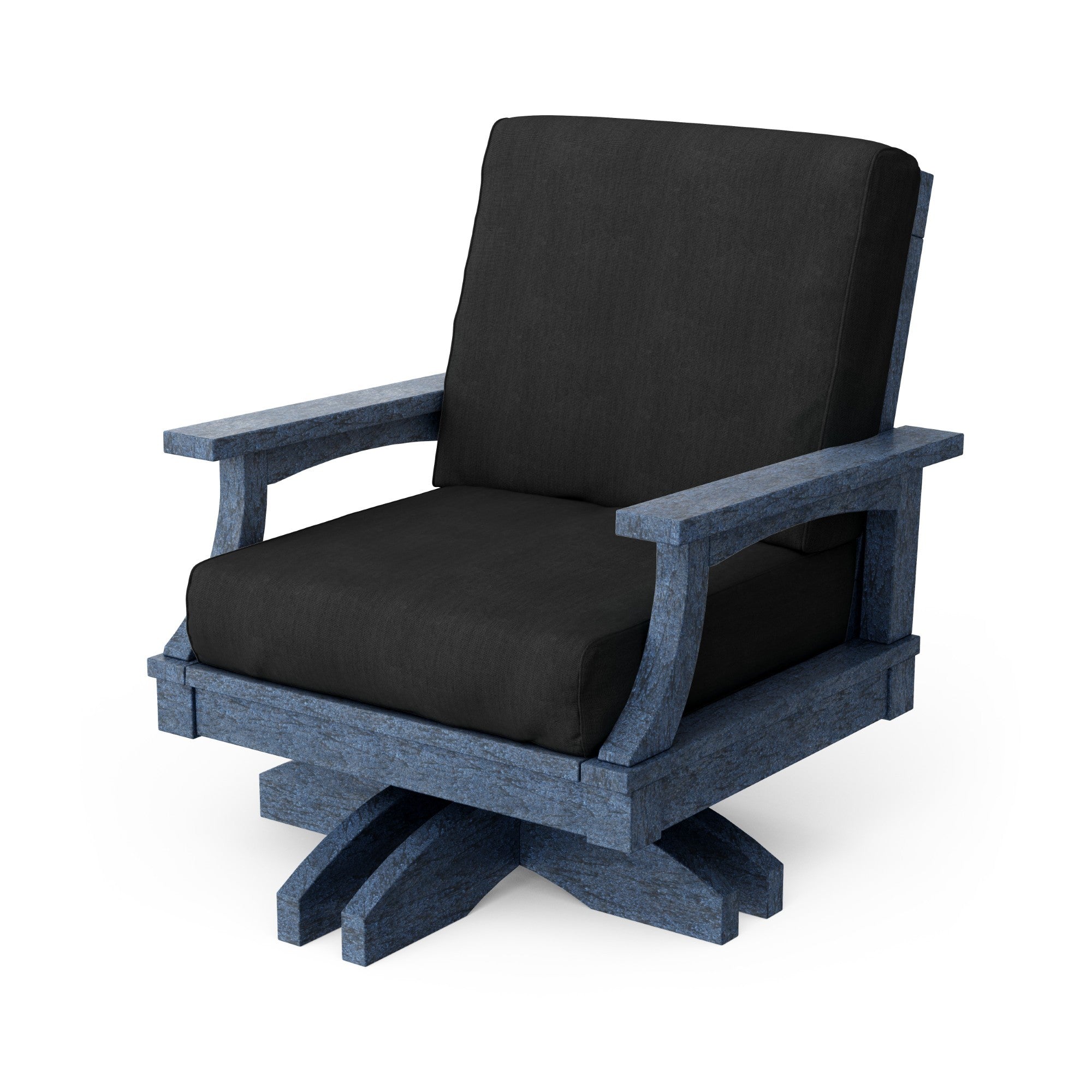 Heritage Deep Seating Swivel Chair - 360° Rotating Patio Lounge Chair with Cushions, Weather-Resistant Outdoor Furniture for Garden, Poolside & Backyard Relaxation