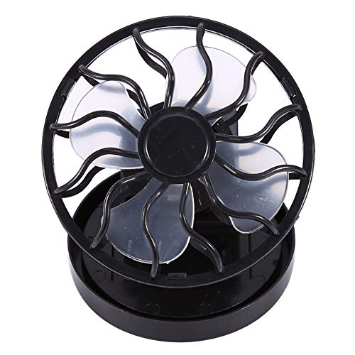 TOPINCN Portable Clip-on Solar Fan - Mini Electric Fan for Outdoor Camping, Indoor Gym, Treadmill & Office - No Battery Needed - Perfect for Travel, Hiking & Home Use