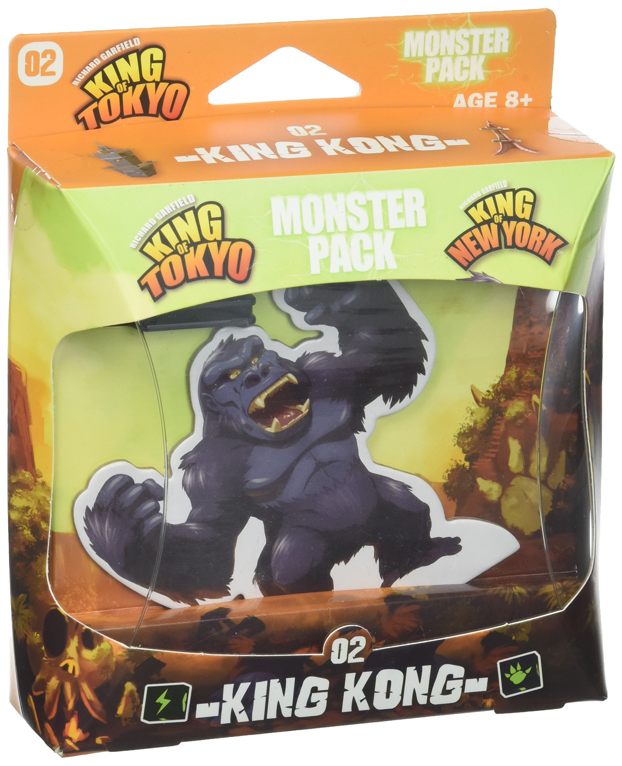 IELLO Monster Pack King Kong Expansion - Strategy Board Game for 2-6 Players | 30 Min Playtime | Ages 8+ | Adds King Kong Character | Perfect for Family Game Nights & Strategy Lovers