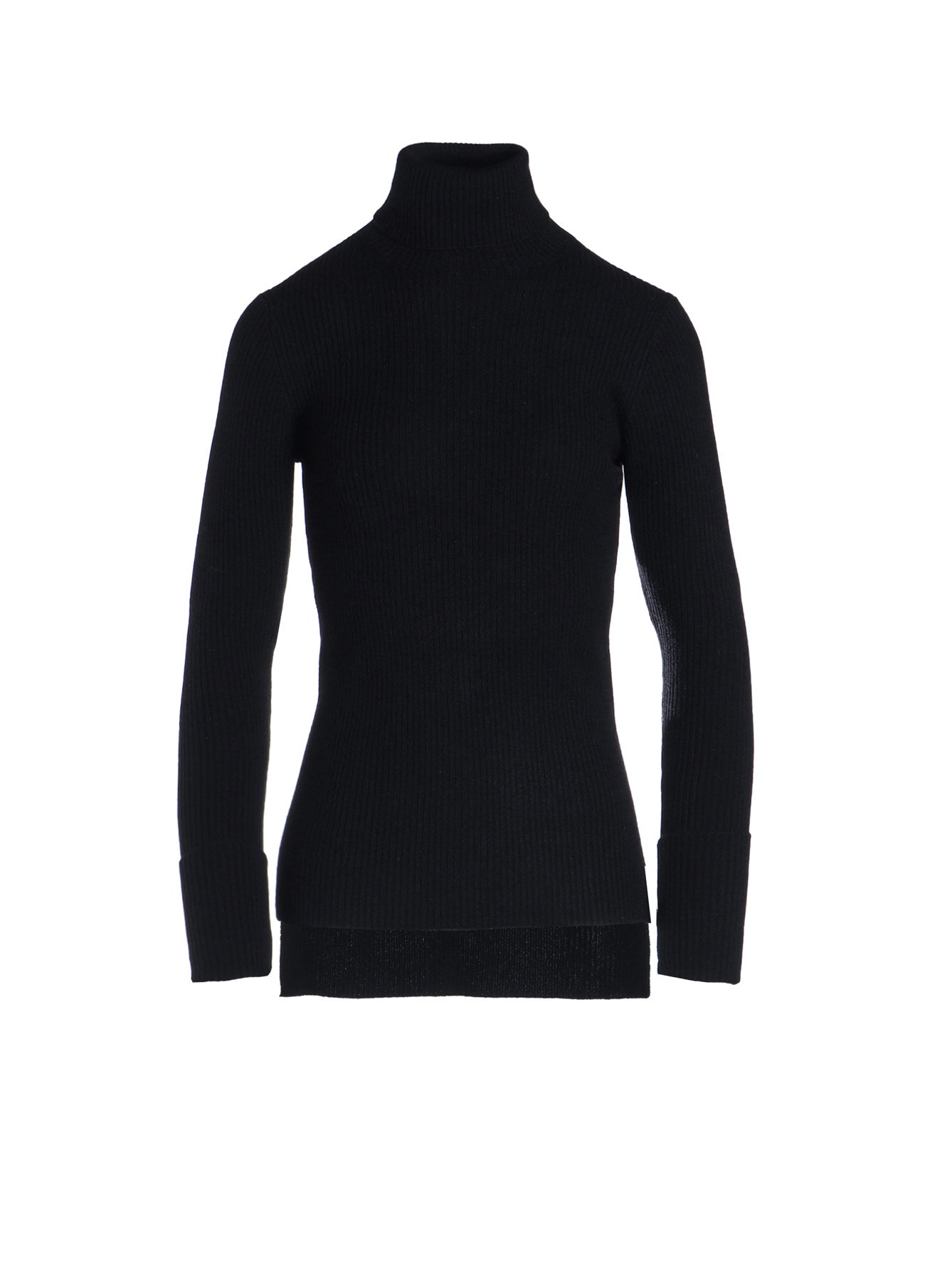 12G1P 2X2 Ribbed Turtle Neck Top for Women - Soft Stretch Knit Slim Fit Long Sleeve Shirt - Perfect for Layering, Office Wear & Casual Outfits