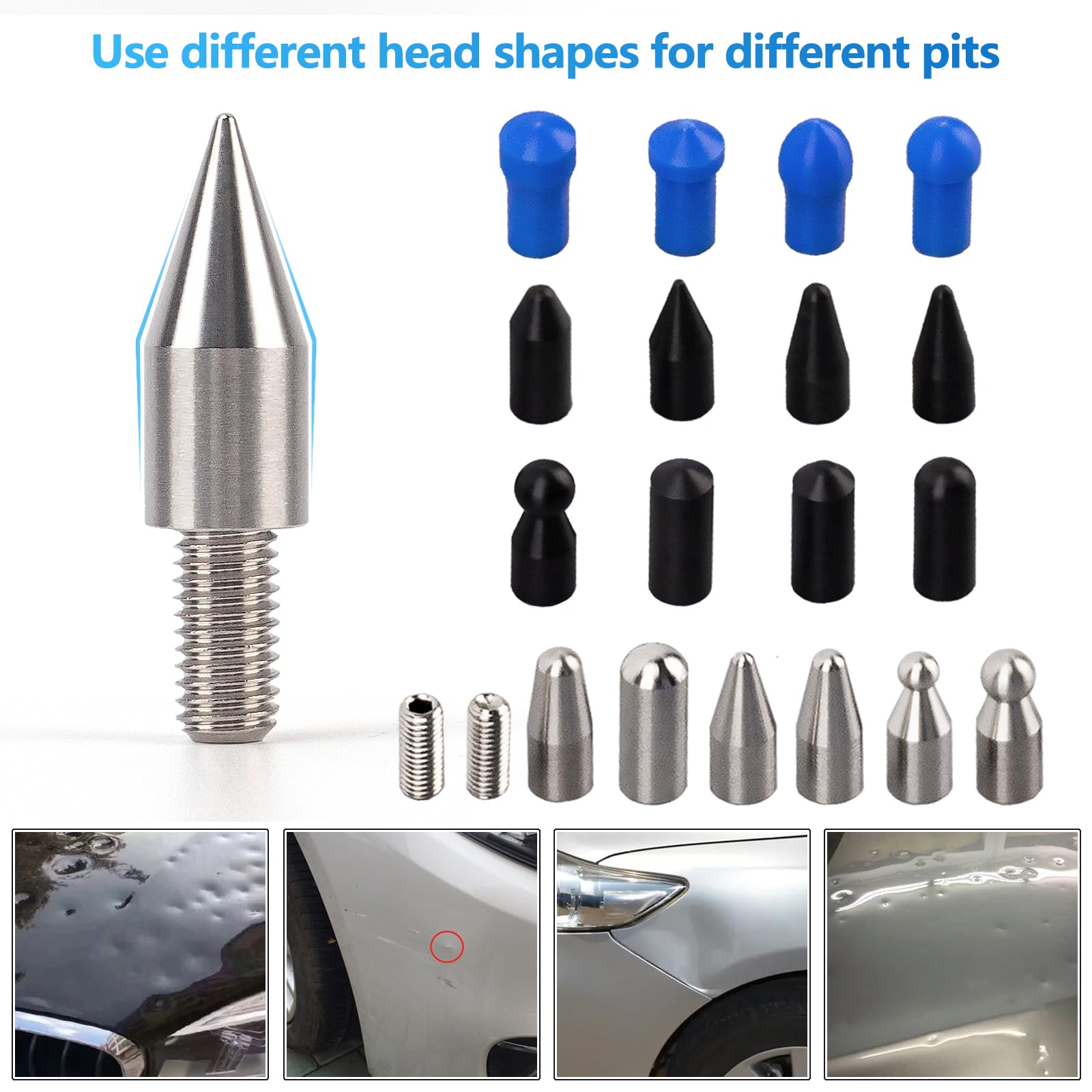 Auto Body Repair Tools Kit - 20 PCS Hammer Set for Car Dent Removal | Professional Automotive Bodywork