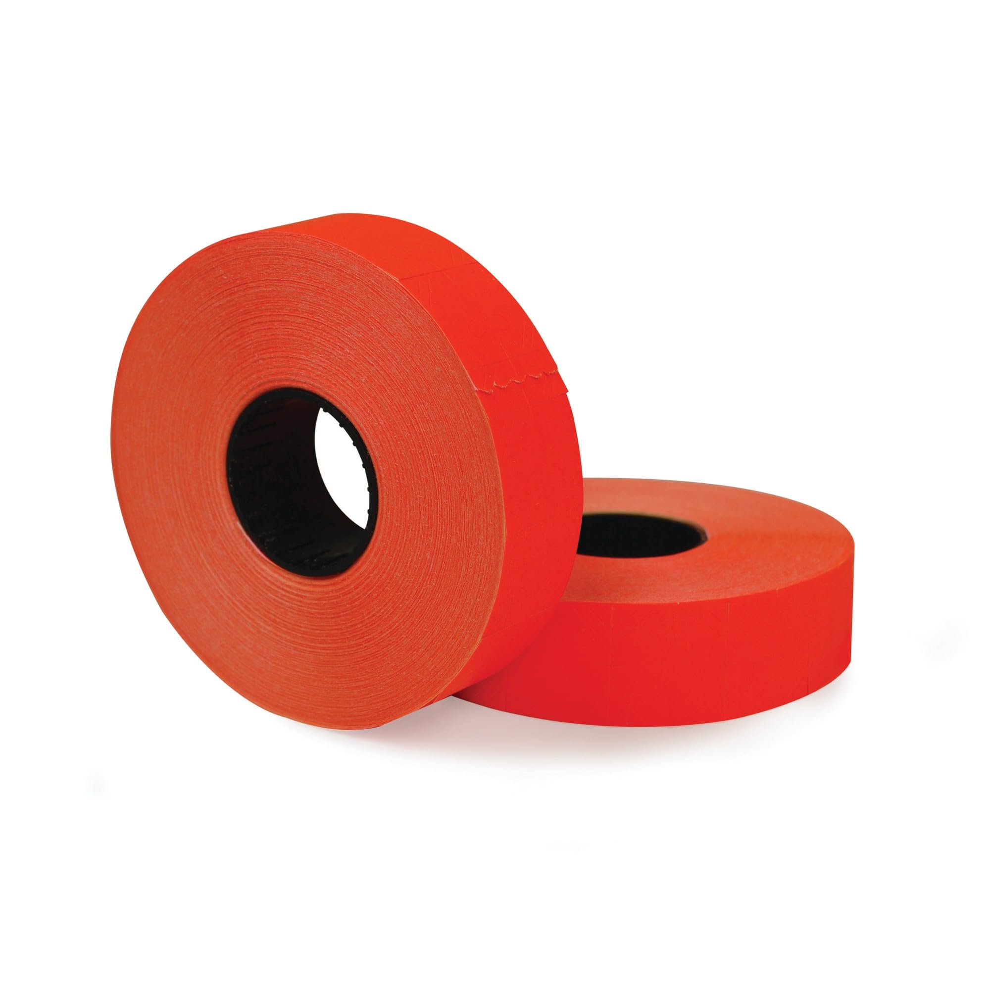 Office Depot® 2-Line Price-Marking Labels - 1,750 Labels per Roll, 2 Rolls Pack - Red Color for Retail Pricing & Inventory Management - Perfect for Supermarkets, Warehouses & Small Businesses