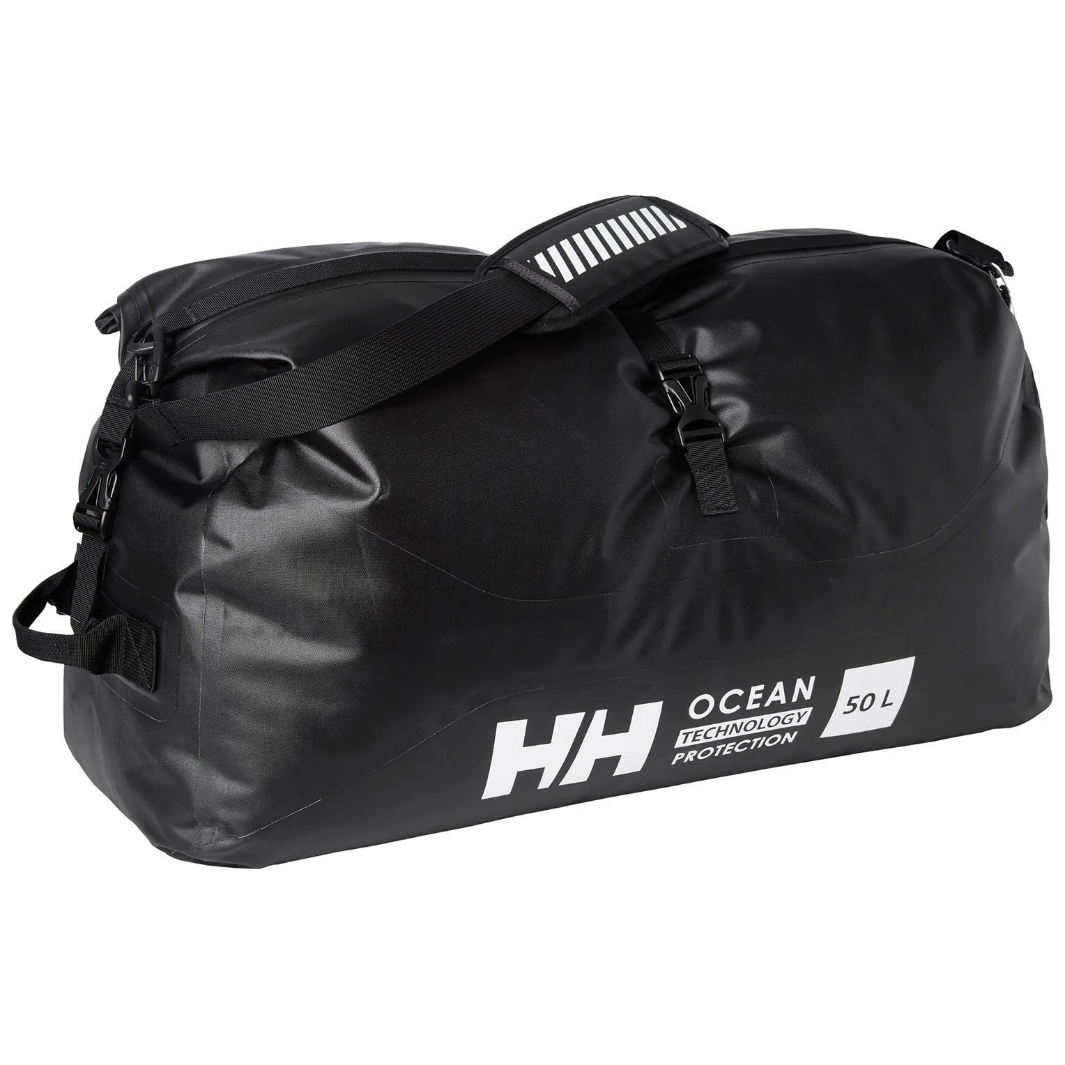 Helly Hansen Offshore Waterproof Duffel Bag 50L - Heavy Duty Water-Resistant Travel Duffle for Outdoor Adventures, Camping, Hiking & Marine Use