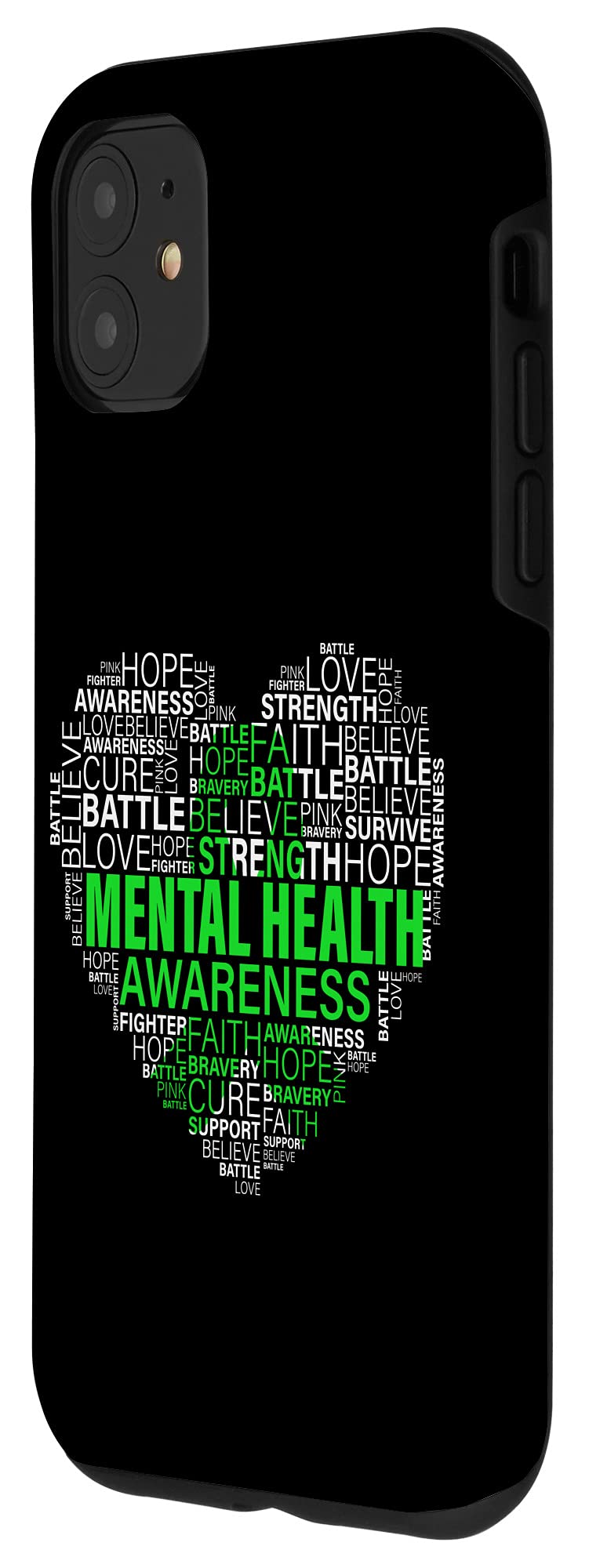 iPhone 11 Mental Health Warrior Case - Support & Hope for Daily Use