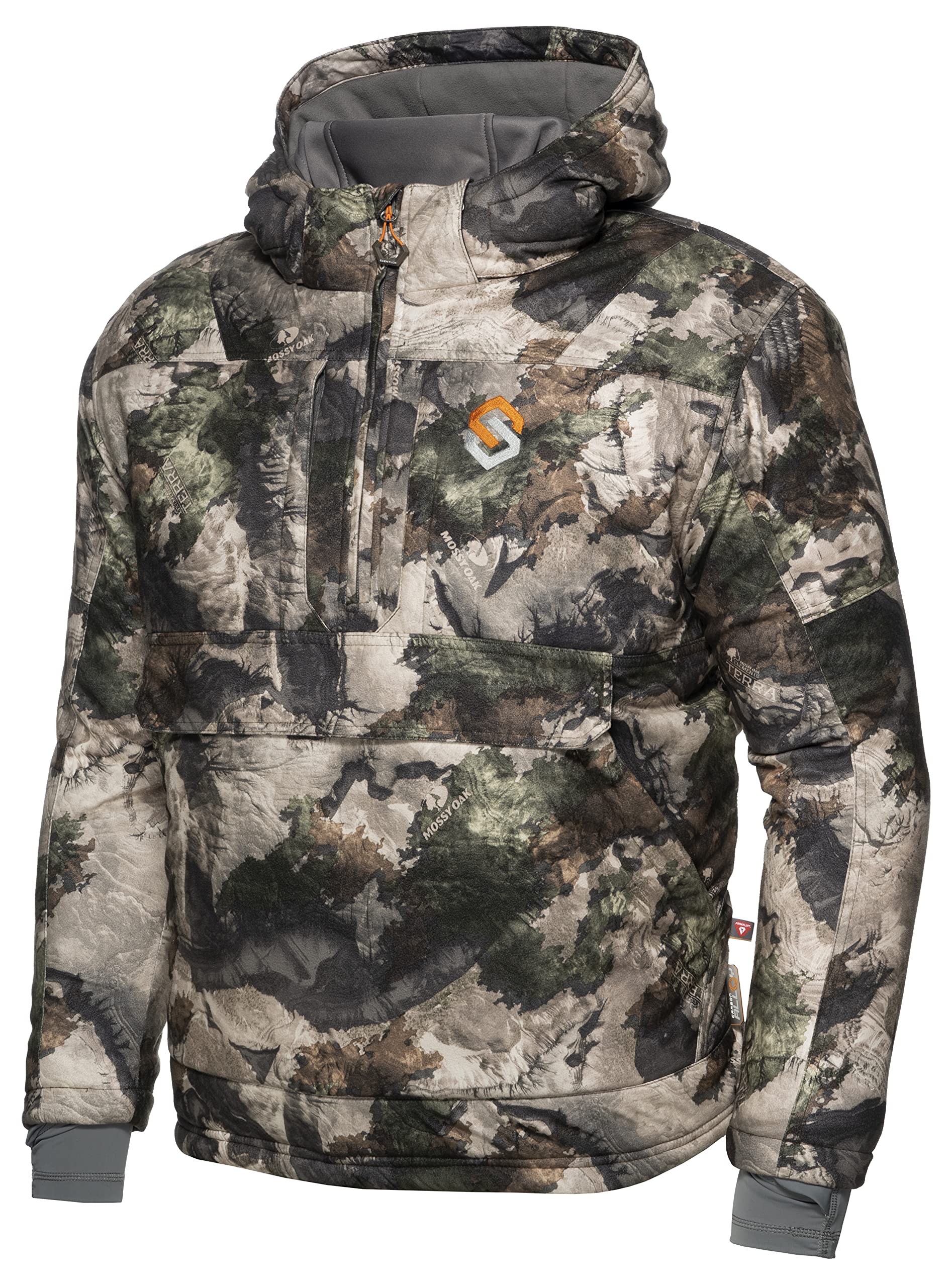 Scentlok BE:1 Divergent Windproof Insulated Primaloft Camo Hunting Jacket for Men - Waterproof Winter Coat for Deer Hunting & Outdoor Activities