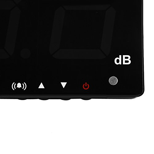 9.6'' Digital Sound Level Meter Tester - 30~130dB Noise Measuring Device with Large LCD Screen, Alarm & Data Logger - Wall Mount Decibel Meter for Home, Office, Factory & Environmental Noise Testing