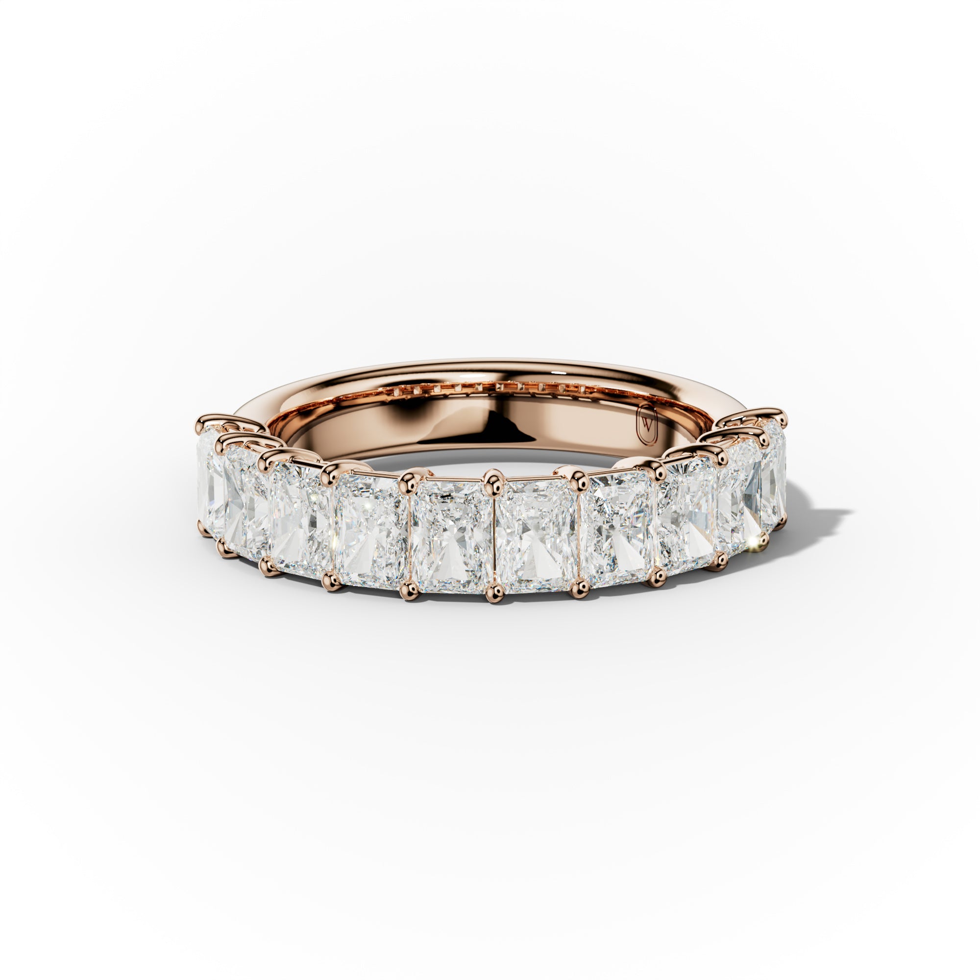 3.0 Carat Radiant Cut Diamond Anniversary Band for Women - Elegant Wedding Ring, Gift for Wife, Anniversary, Engagement, or Special Occasion - Perfect for Proposals, Vow Renewals & Romantic Celebrations