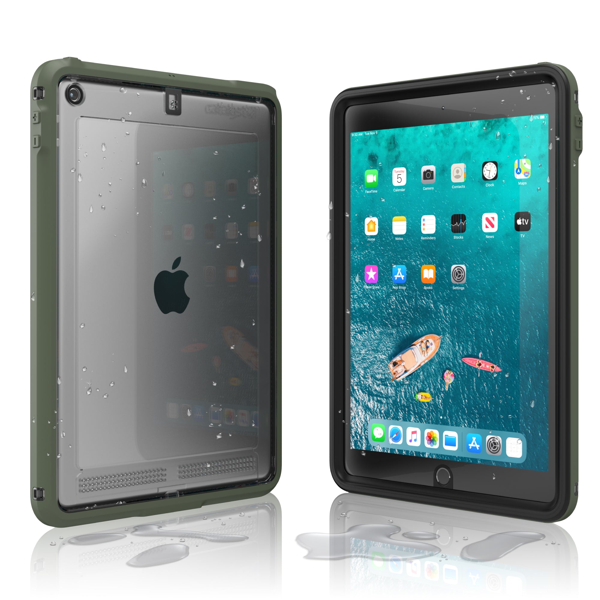 Waterproof Case for iPad 10.2 Inch (9th/8th/7th Generation) - Shockproof & Dustproof Protective Cover for Swimming, Beach, Outdoor Activities