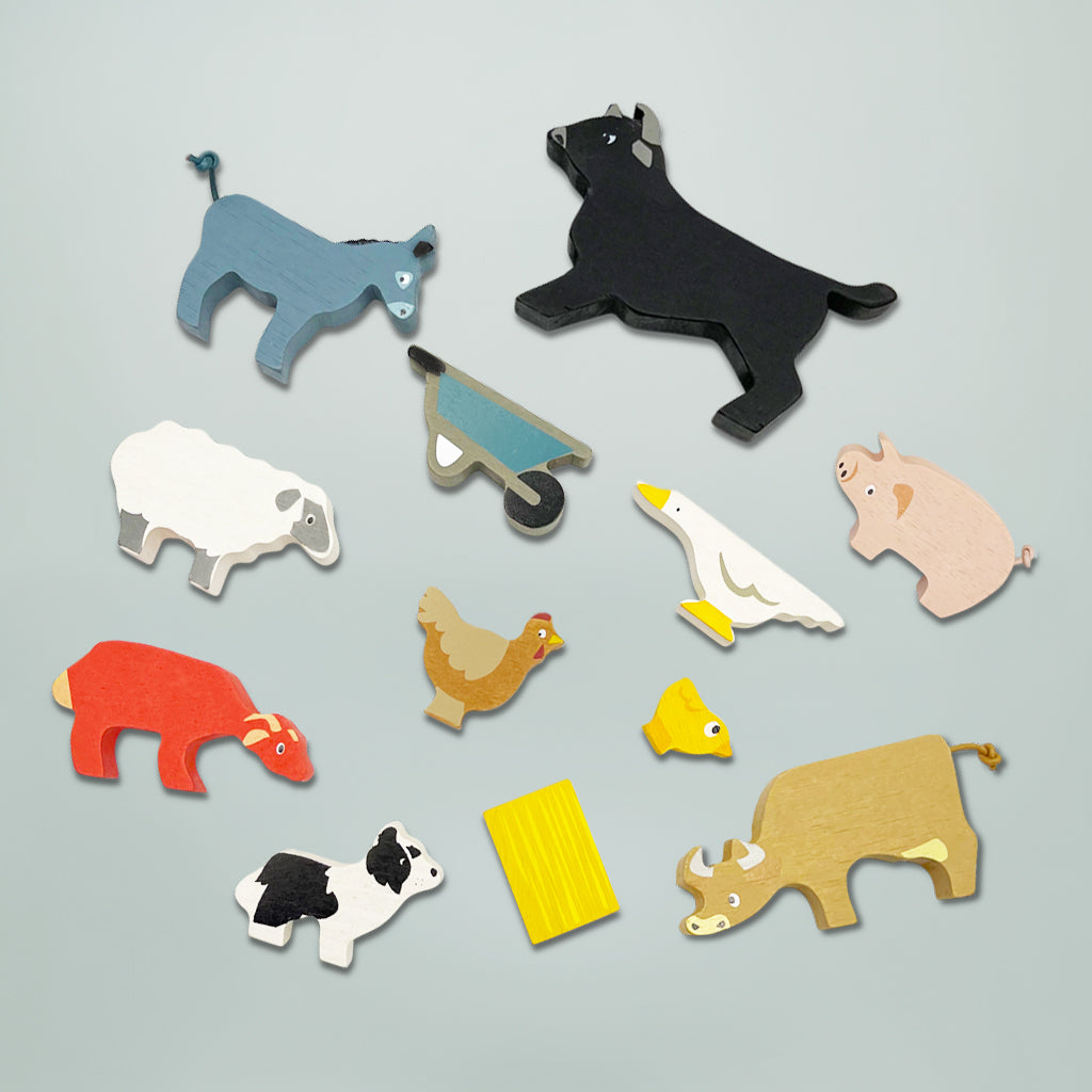 Stacking Farm Animal Toys for Toddlers - Educational Barnyard Playset for Kids - Perfect for Learning, Sorting & Imaginative Play
