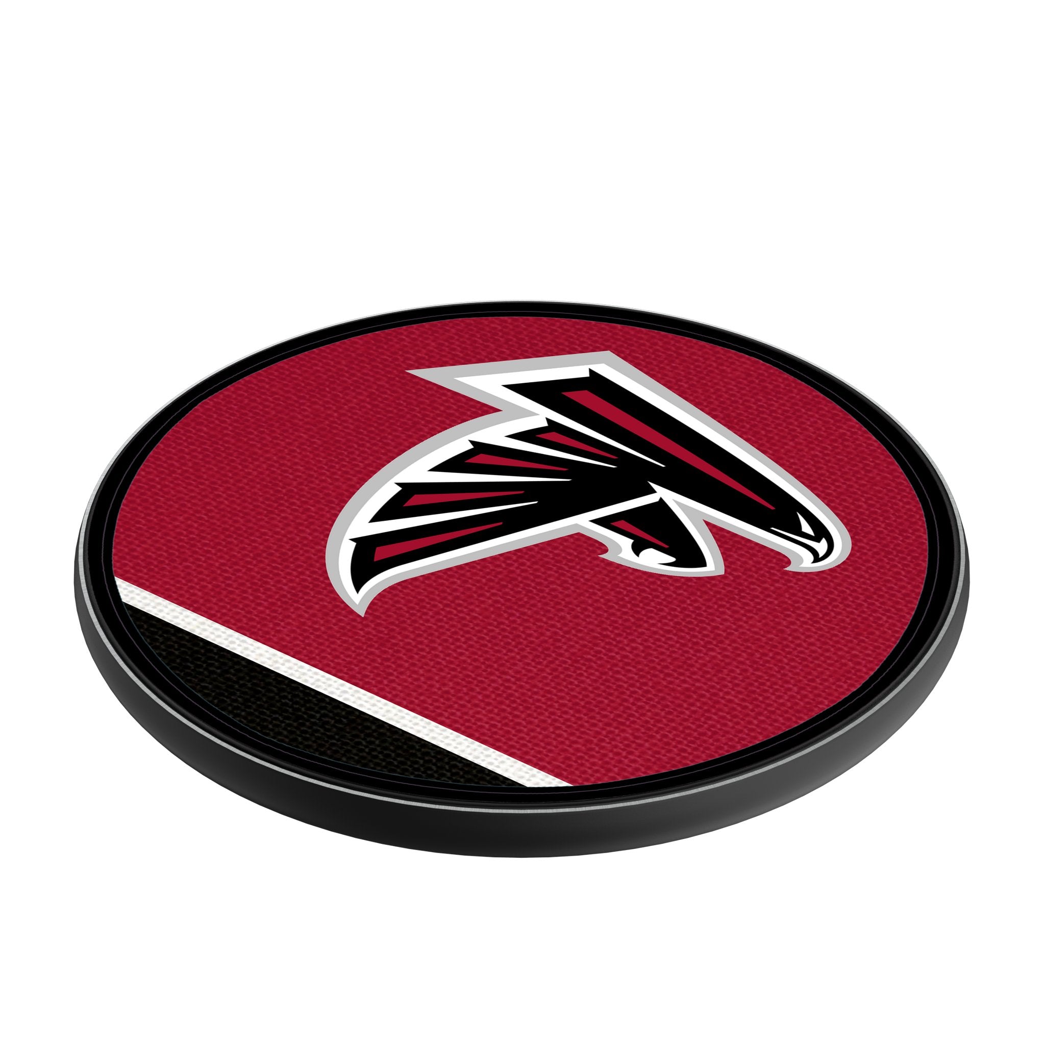 Atlanta Falcons NFL Team Logo 15W Fast Wireless Charger - Perfect for Home, Office, and Car Use