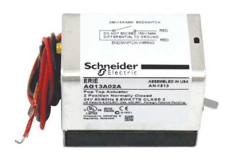 ERIE AG13A02A Normally Closed 24V Actuator with End Switch G0116019 - Ideal for HVAC Systems, Industrial Automation, and Valve Control Applications