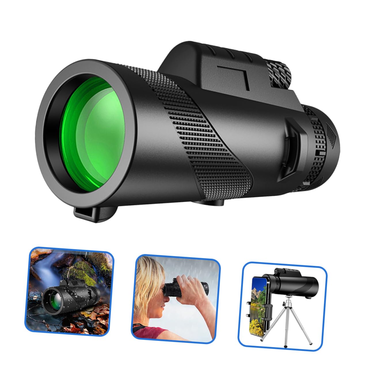 UKCOCO Compact Portable Night Vision Telescope for Adults - Lightweight Travel & Hunting Gear for Outdoor Adventures, Camping, and Wildlife Observation