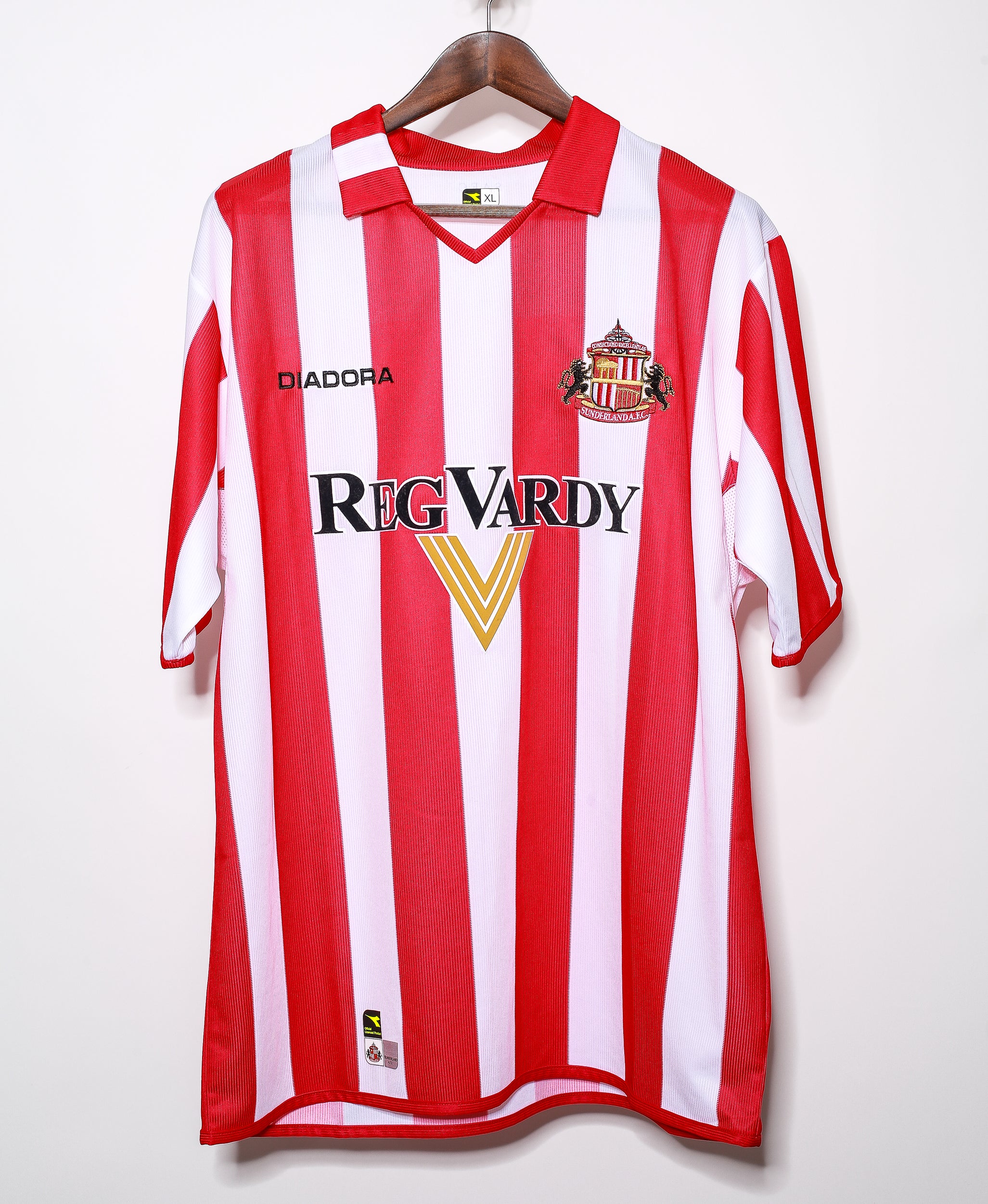2004 Sunderland AFC Home Jersey - XL Size - Vintage Football Shirt for Fans & Collectors - Perfect for Matchdays, Gifts & Retro Sports Fashion