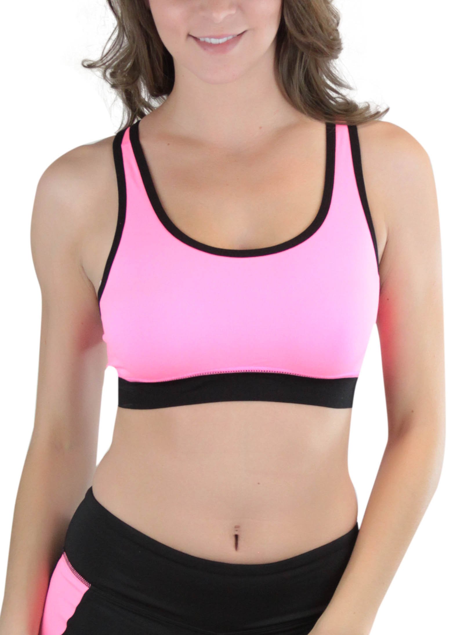 ToBeInStyle Women’s Seamless Wire-Free Sports Bras & Bralettes - Supportive, Comfortable for Yoga, Gym, Running & Everyday Wear
