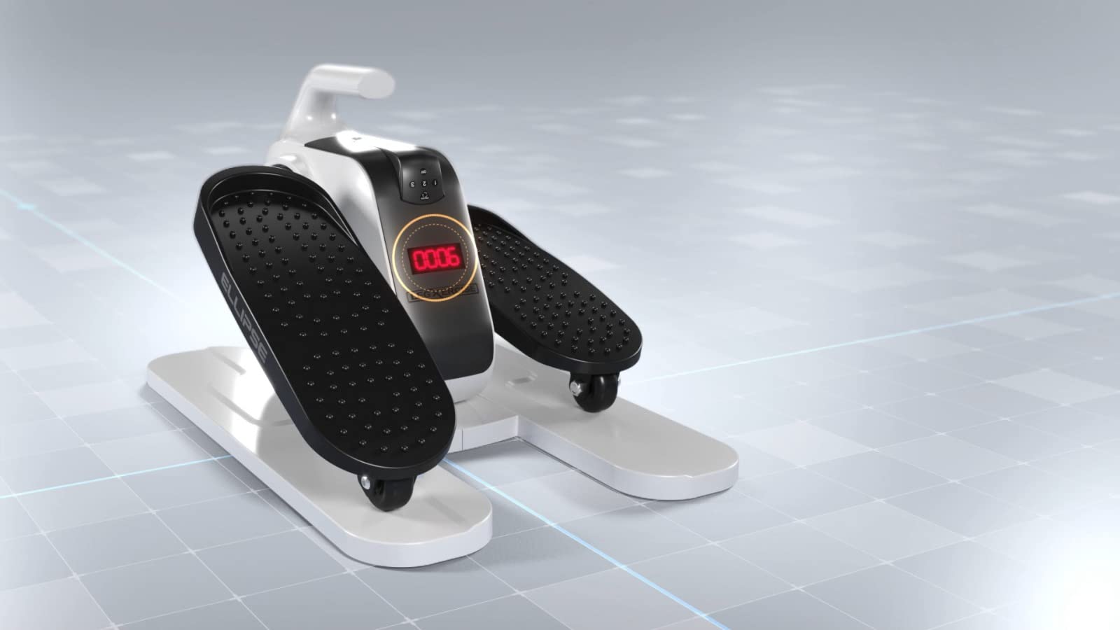 LegXercise Ellipse Leg Exerciser with Non-Slip Mat - Portable Under Desk Pedal Machine for Office, Home & Physical Therapy - Improve Circulation & Strengthen Legs