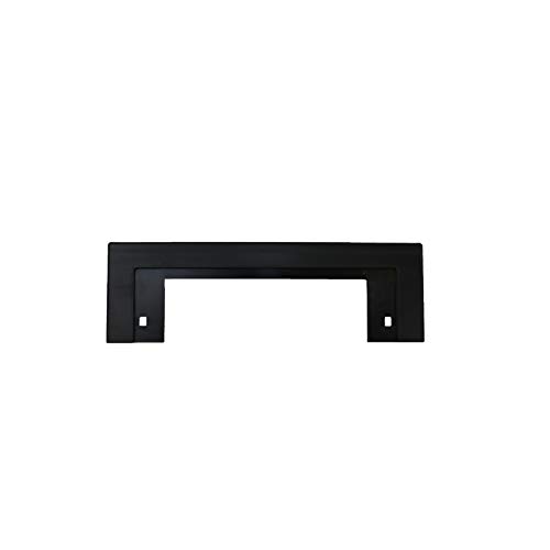 BI-9257-1 Black Valve Trim Plate Replacement Part for Built-In Vacuum Cleaner - Compatible with Part #845621BLK - Perfect for Home Cleaning & Maintenance