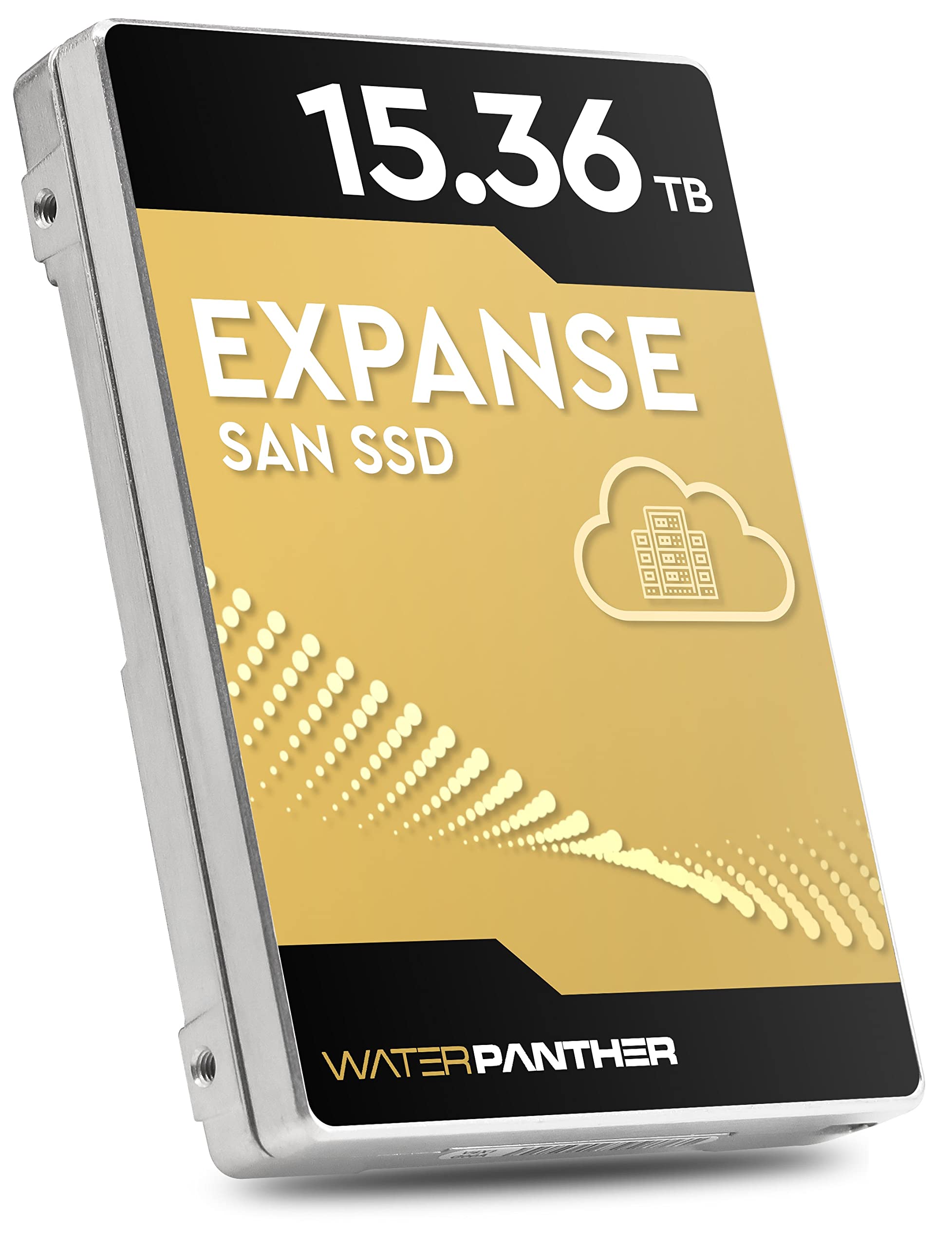 Water Panther WP Expanse 15.36TB Enterprise SSD - PCIe Gen4 x4 NVMe U.2 2.5-inch Solid State Drive with ECC PLP & 1DWPD | High-Performance Data Center & SAN Storage Solution for Cloud Computing, AI Workloads, and Database Applications