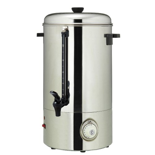 Magic Mill MUR100 Stainless Steel 100-Cup Water Urn with Adjustable Temperature Control - Perfect for Large Gatherings, Parties, and Catering Events