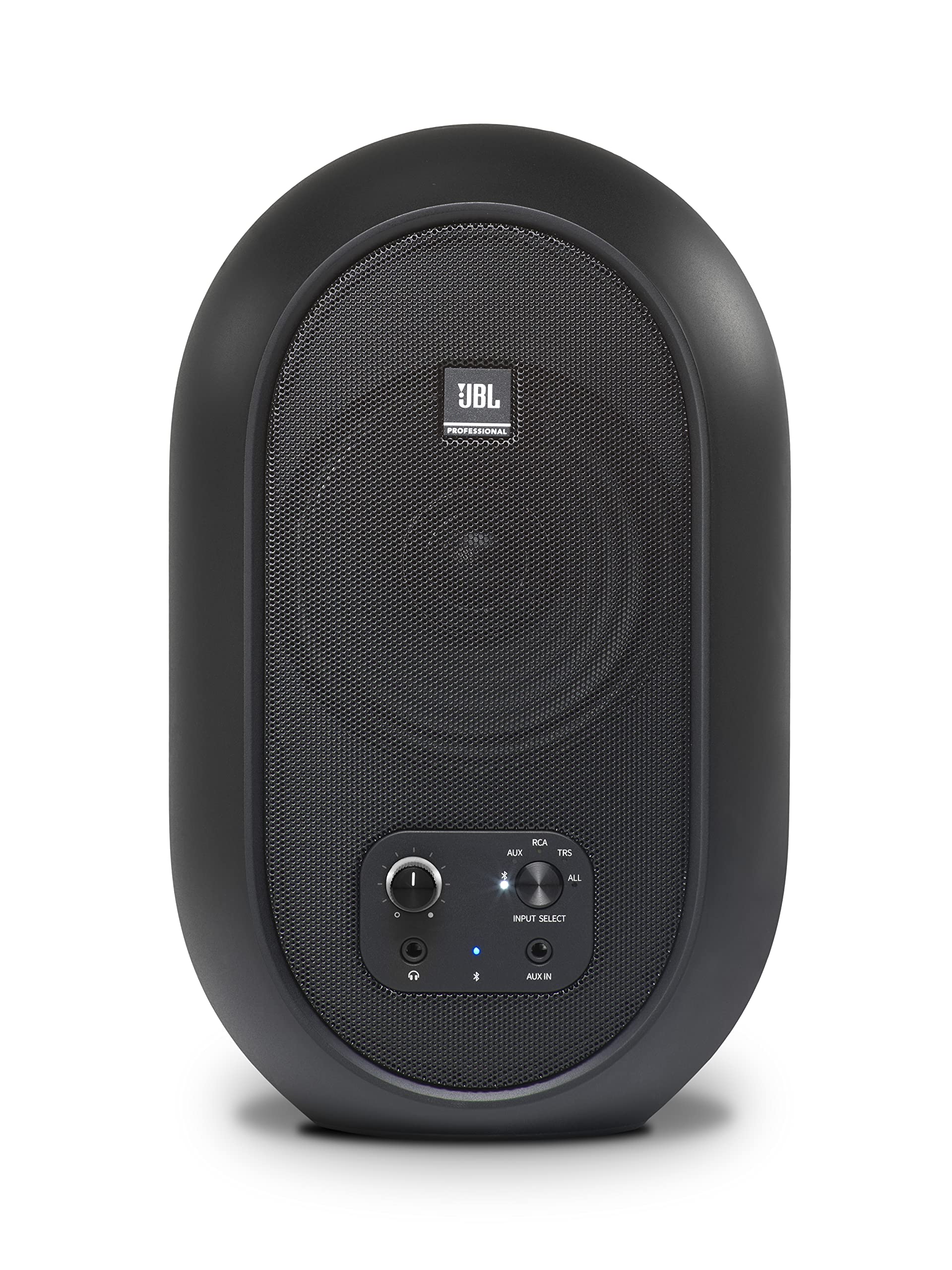 JBL Professional 1 Series 104-BT Compact Desktop Studio Monitors with Bluetooth - 4.5-inch Powered Speakers (Pair, Black) - Perfect for Home Recording, Podcasting & Music Production