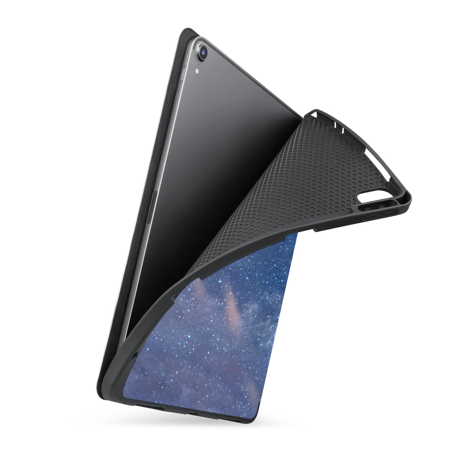 Starry Night iPad Trifold Case - Slim Protective Cover for iPad 6th/7th/8th/9th Gen, Auto Sleep/Wake, Perfect for Work, School & Travel
