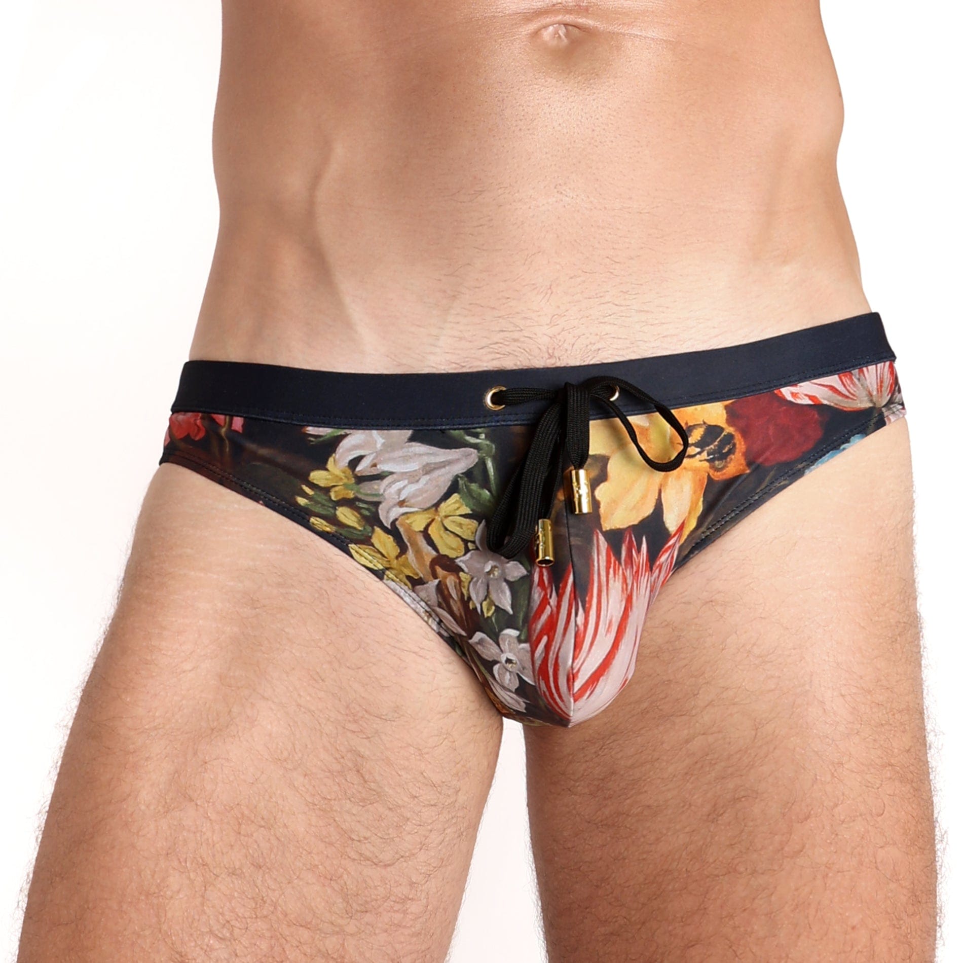 Floral Print Swim Briefs for Men - Stylish & Comfortable Beach Swimwear for Pool, Vacation & Summer Activities