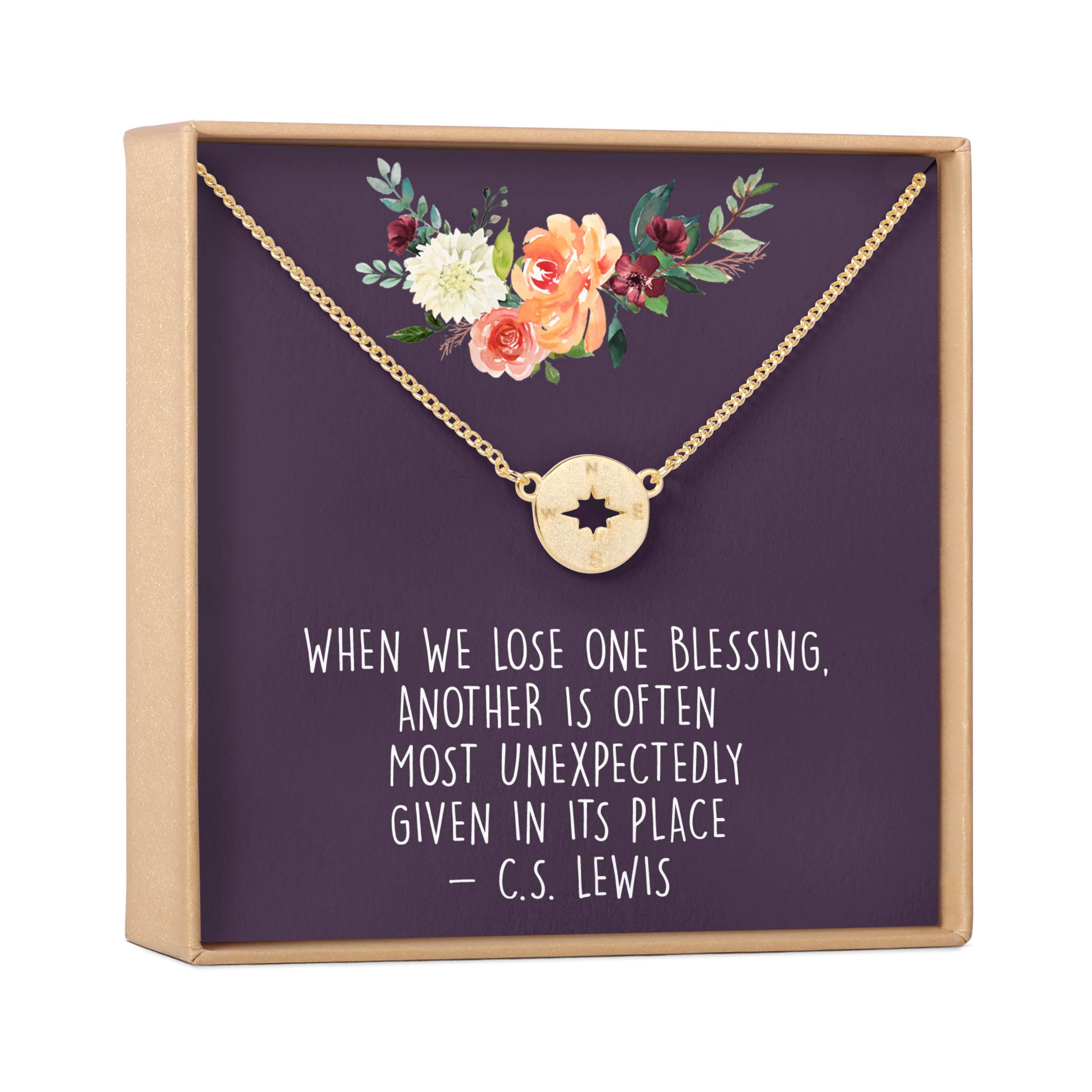 Sympathy Necklace for Loss of Father - Sterling Silver Pendant Gift for Women | Memorial Jewelry for Grieving