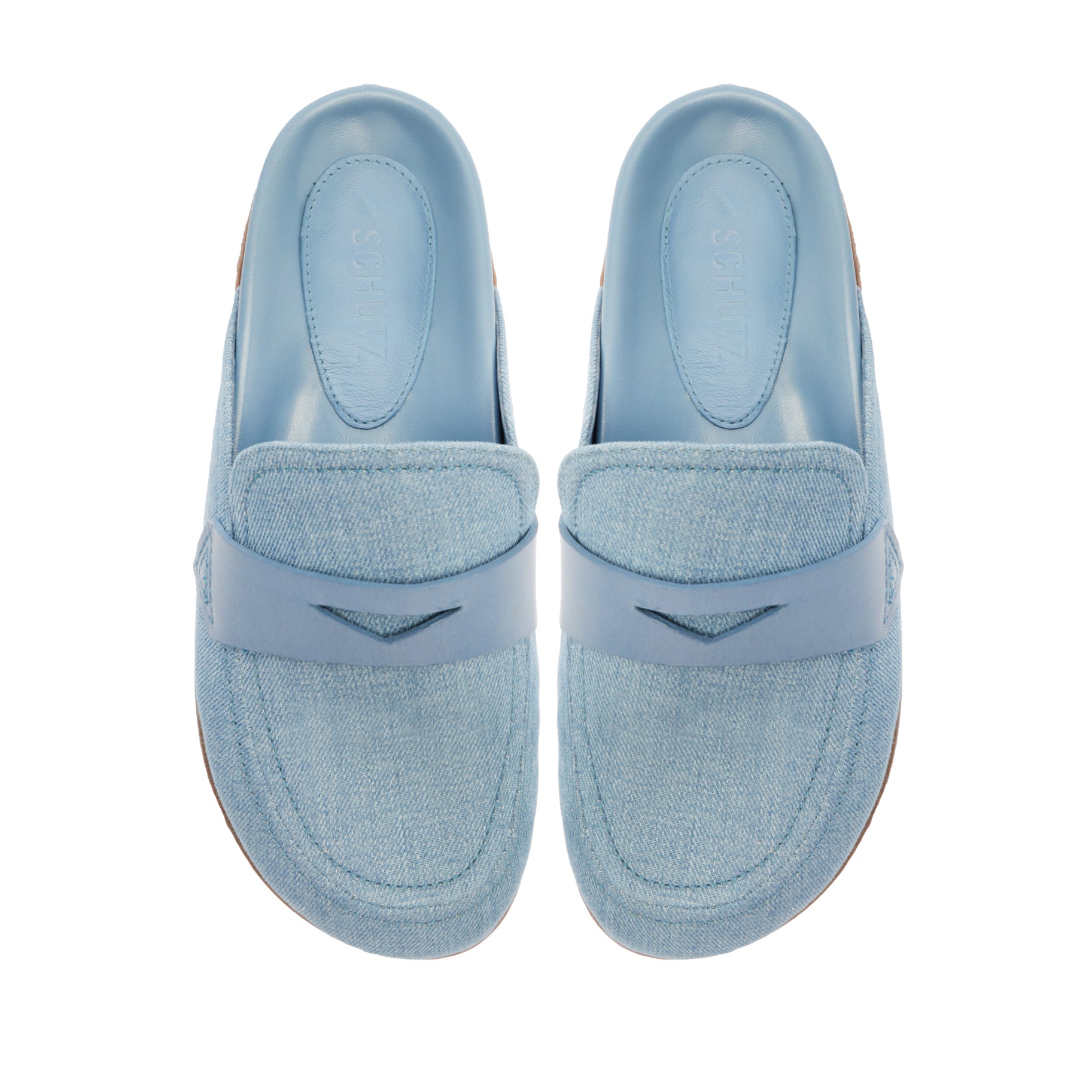Ava Denim Flat Shoes for Women - Comfortable Low Heel Casual Sneakers S24 & S2120600160003 | Perfect for Walking, Work & Everyday Wear