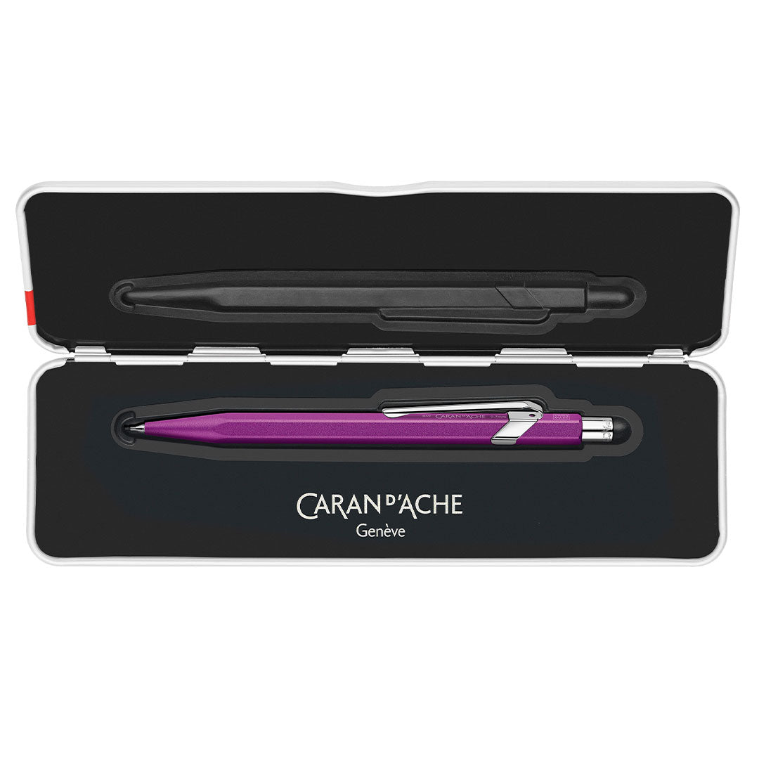 Caran d'Ache 844 Colormat X Mechanical Pencil - 0.7mm Lead, Violet Barrel, Premium Drafting & Sketching Tool for Artists, Architects & Students - Perfect for Office, School & Creative Projects