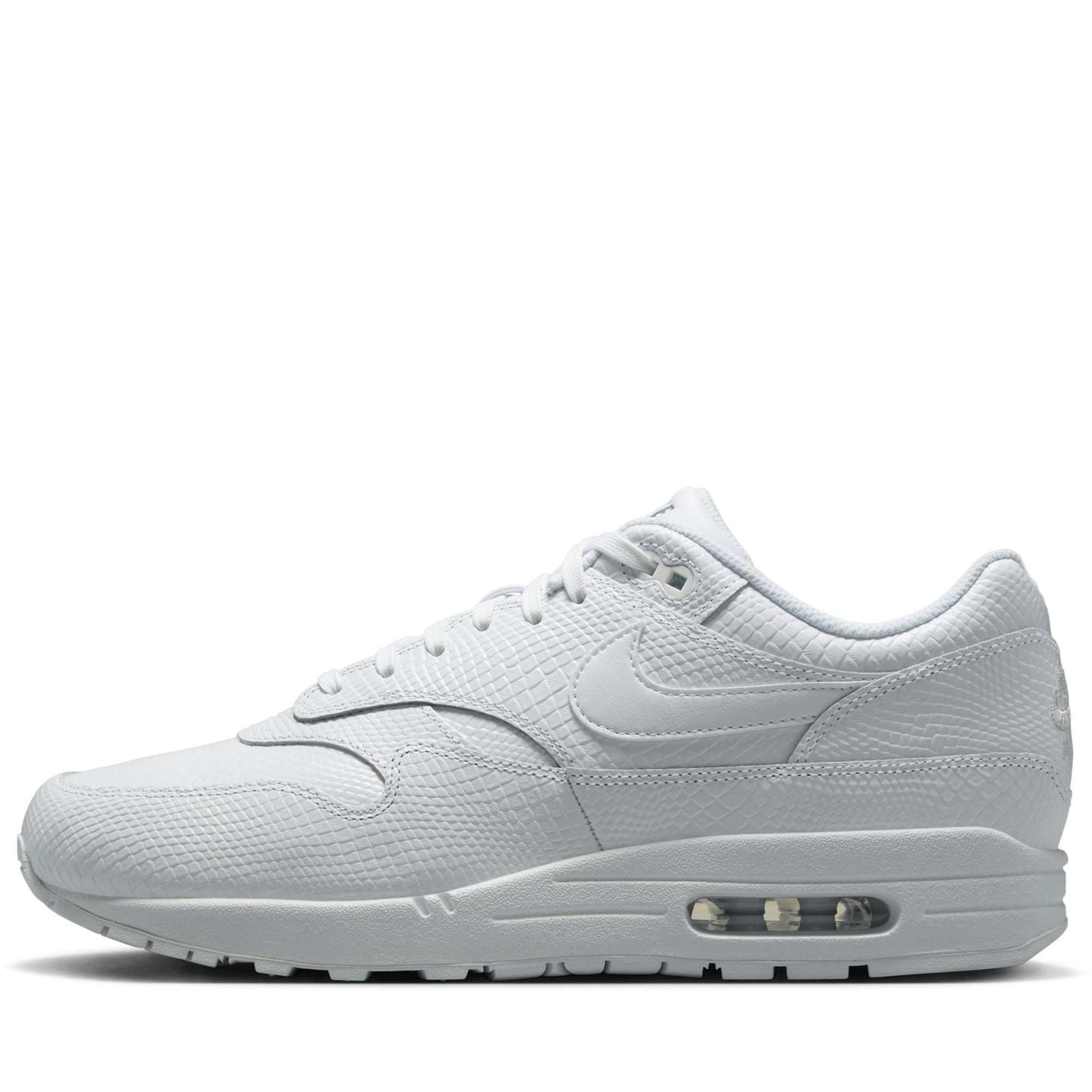 Nike Air Max 1 Premium White Pure Platinum Running Shoes - Lightweight Comfort for Men's Casual Wear & Gym Workouts