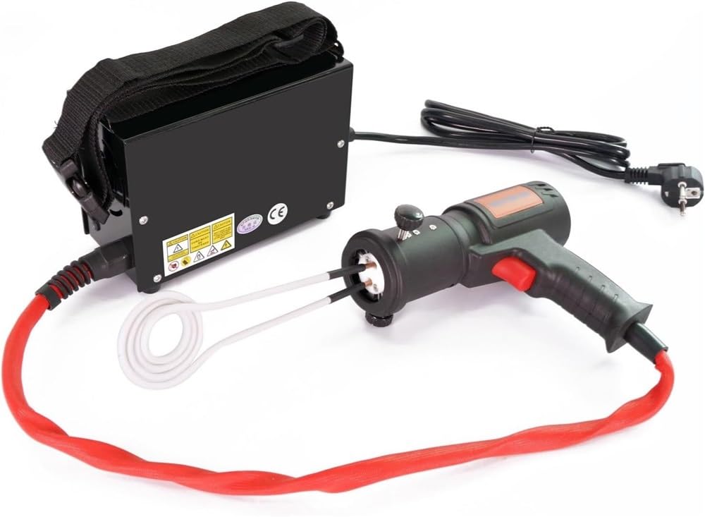Portable 1500W Electromagnetic Induction Heater - Handheld Bolt Buster Gun for Rusty Screw Removal & Nut Repair | Professional Machine Tool for Automotive, Industrial & Home Maintenance