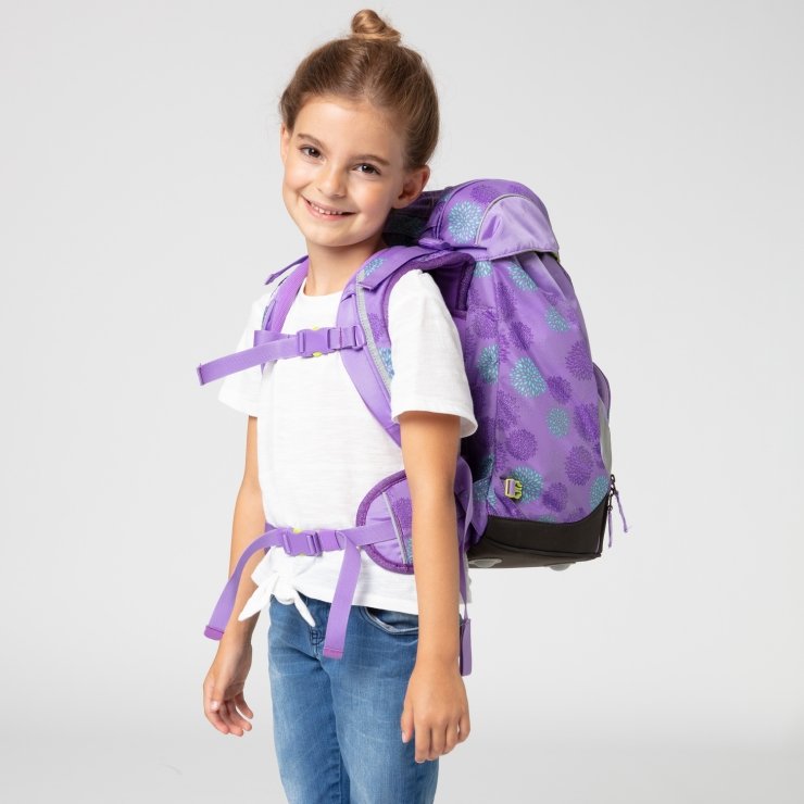 Ergobag Prime School Backpack with Reflective SleighBear Glow Design - Lightweight & Durable for Kids & Teens - Perfect for School, Travel & Outdoor Adventures