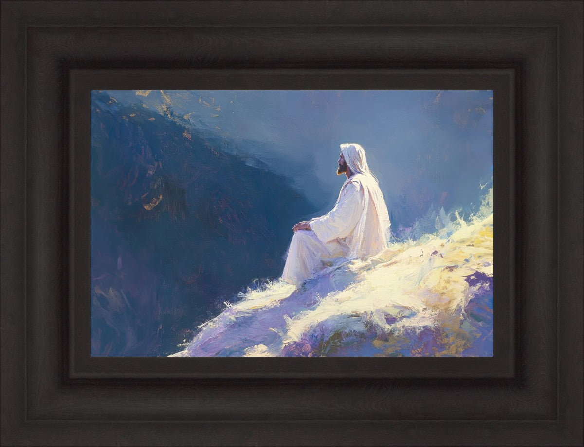 Contemplation By Justin Anna Culebro - Abstract Wall Art Painting for Home & Office Decor | Perfect for Living Room, Bedroom or Meditation Space