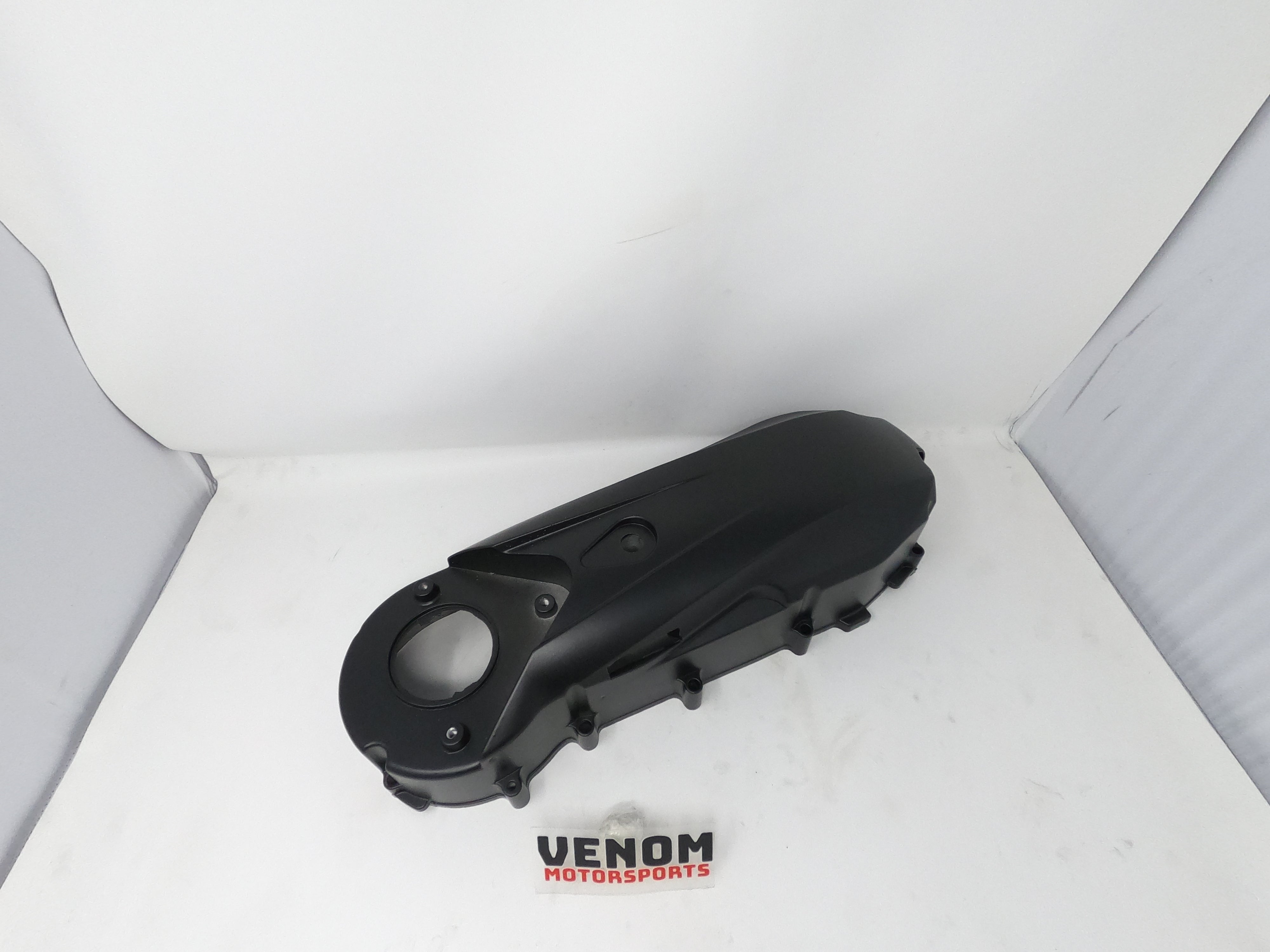 X19 200cc Automatic Motorcycle Left Side Engine Cover (Part# 2.20.06.03.01000) - Replacement Part for X19 Scooter & Motorcycle Maintenance & Repair